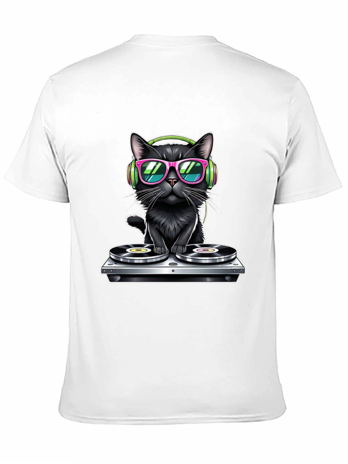 DJ Cat T-Shirt - Cool & Unique Design