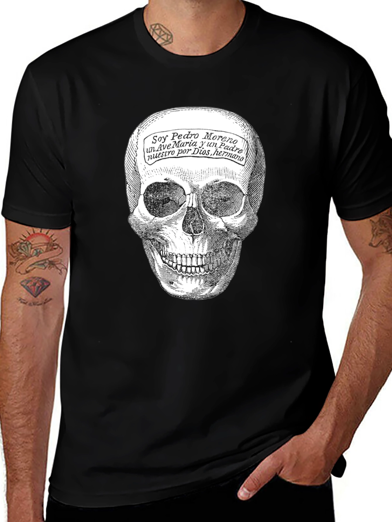 Skull Graphic Tee - Soy Pedro Moreno T-Shirt