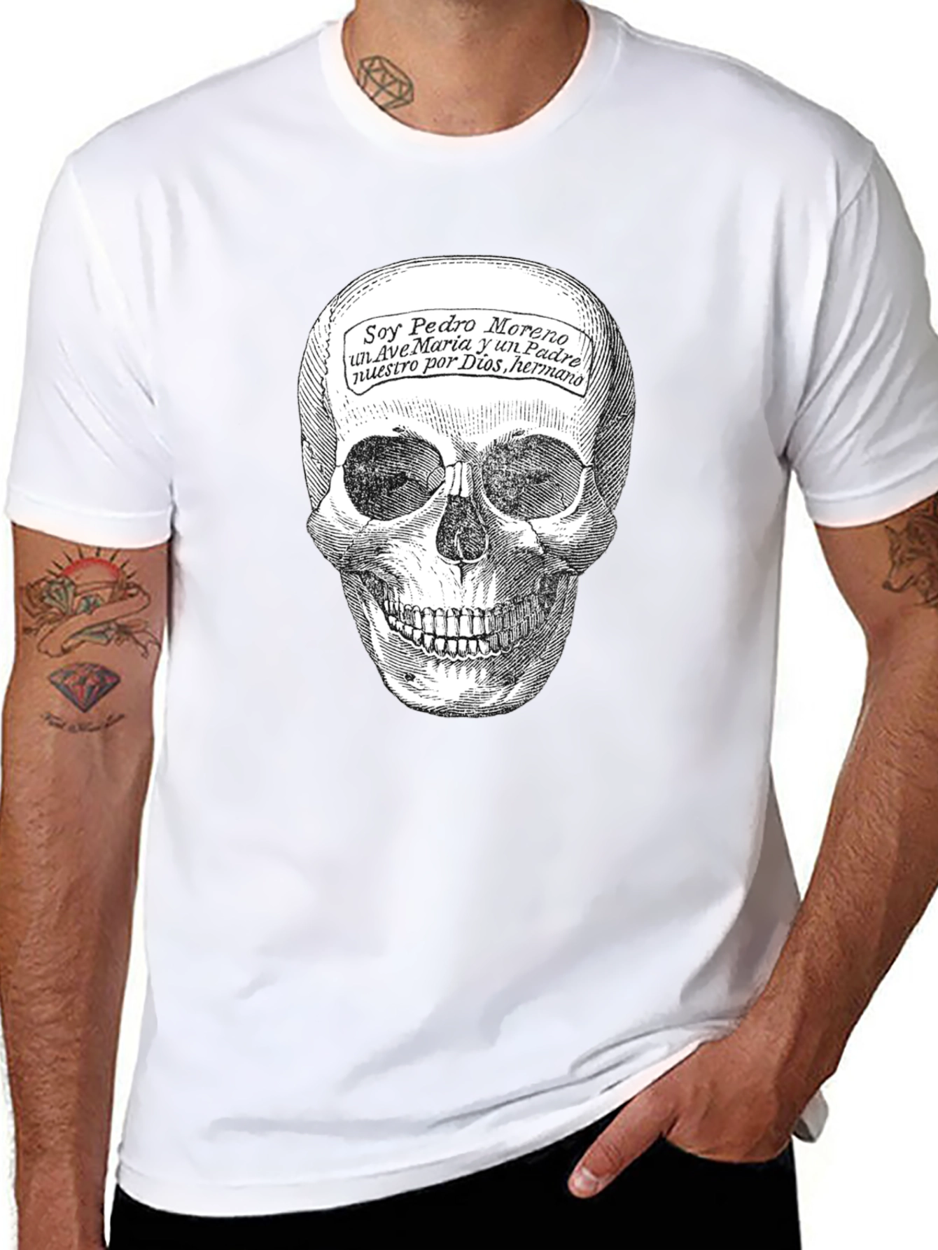 Skull Graphic Tee - Soy Pedro Moreno T-Shirt