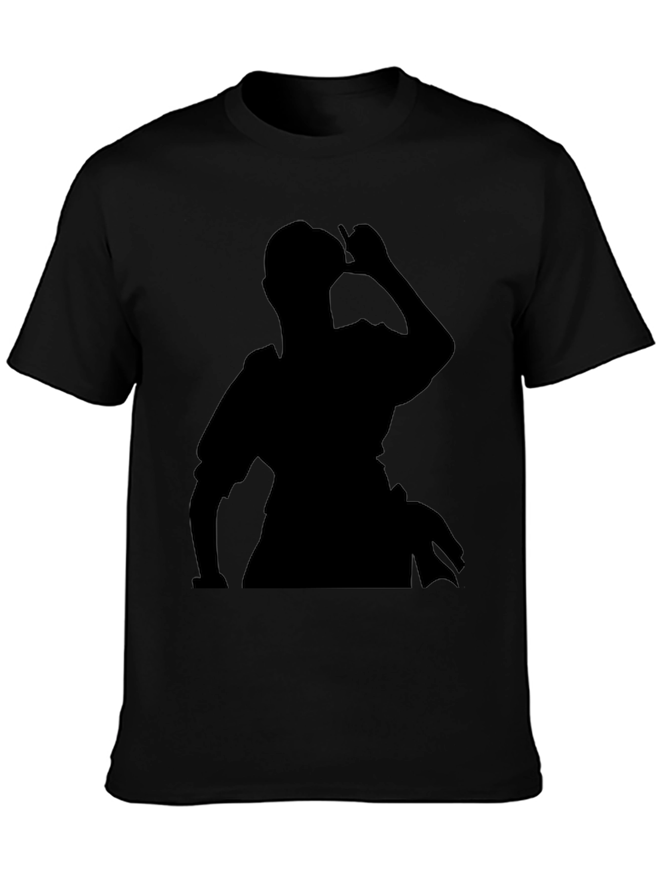 Silhouette Graphic Black T-Shirt
