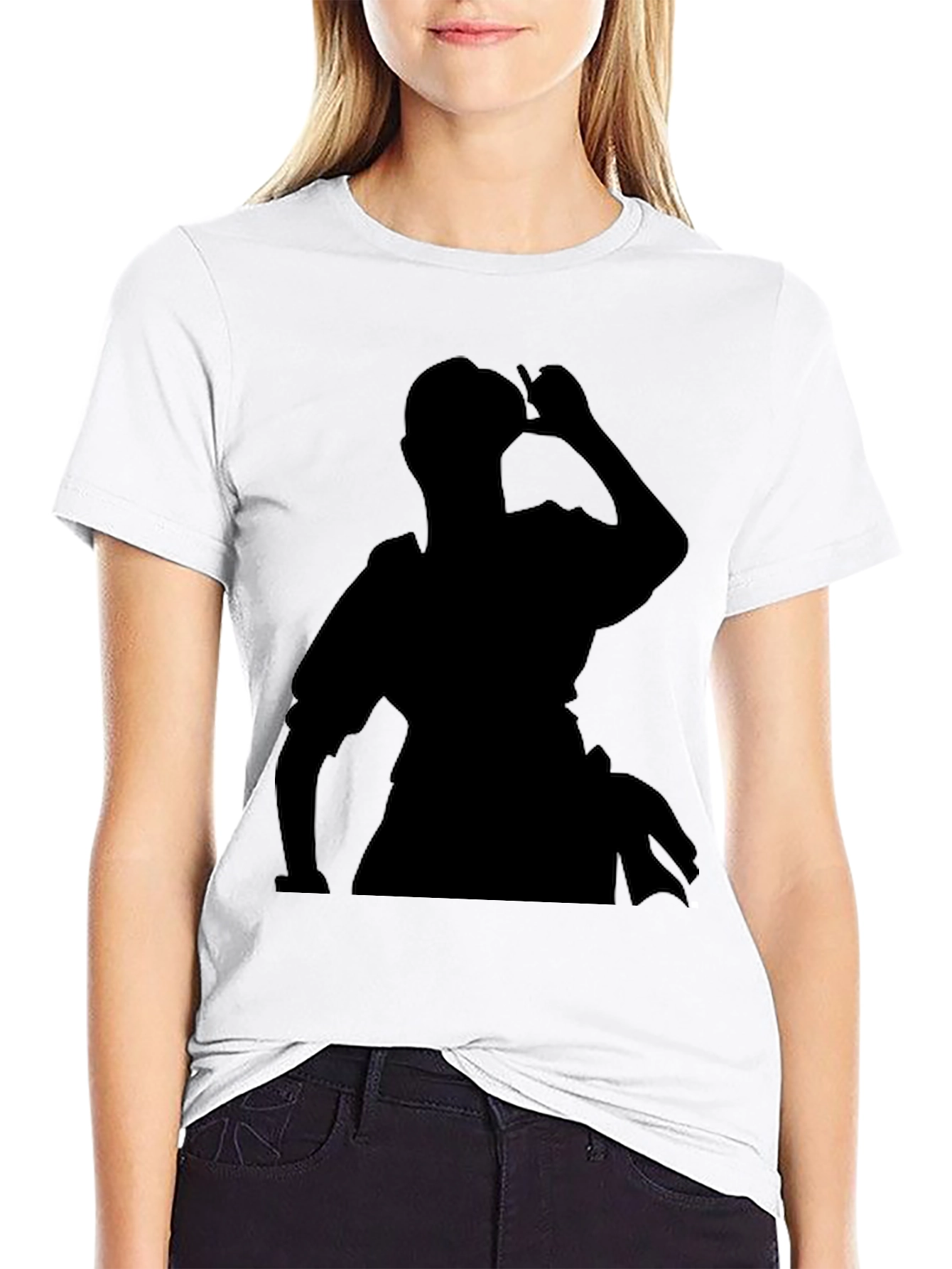 Silhouette Graphic Black T-Shirt