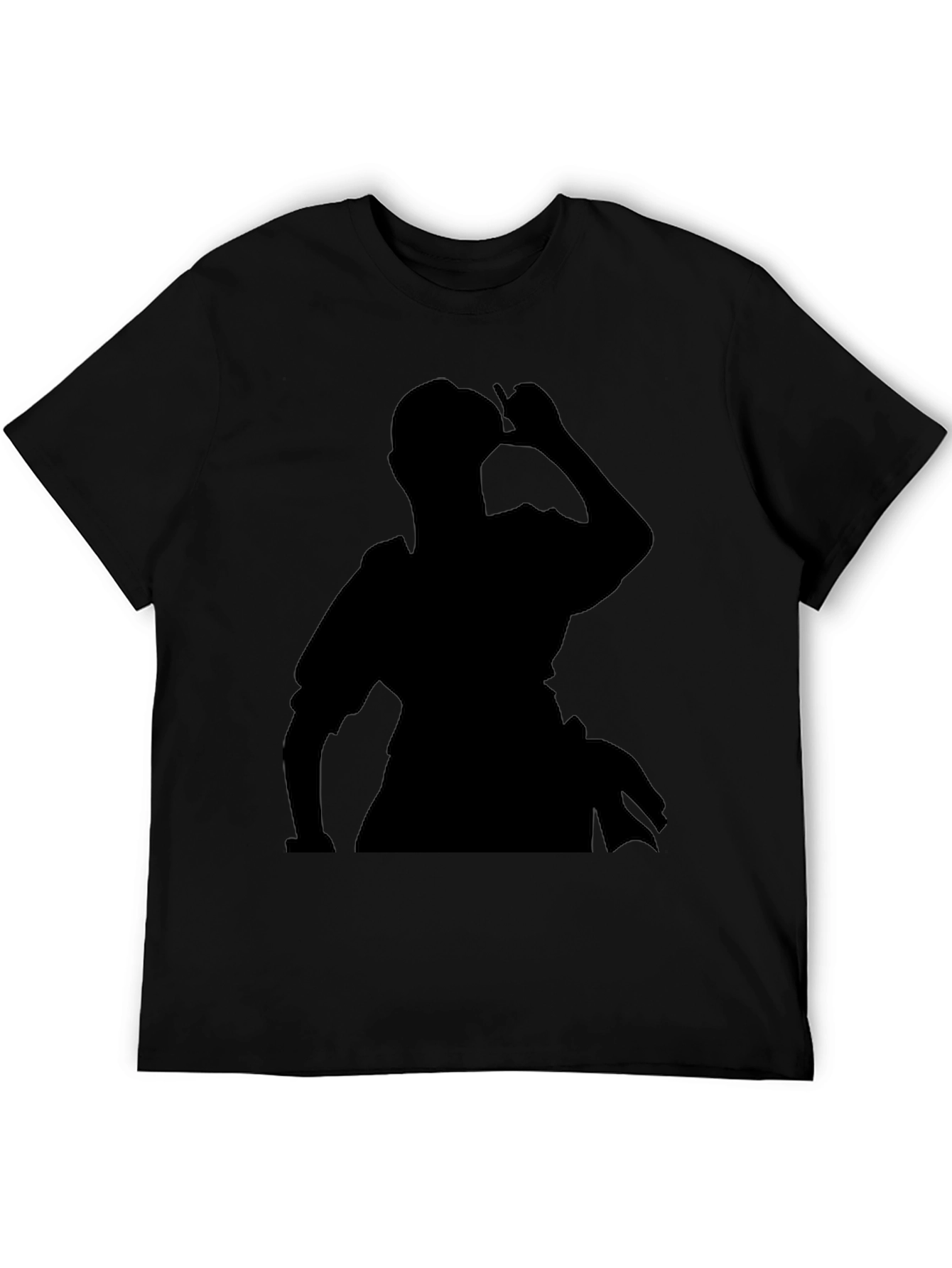 Silhouette Graphic Black T-Shirt