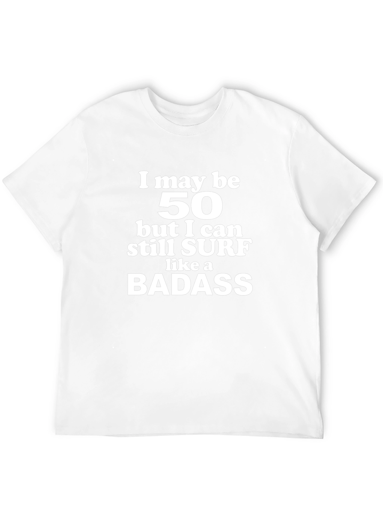 Funny 50th Birthday Surfing T-Shirt