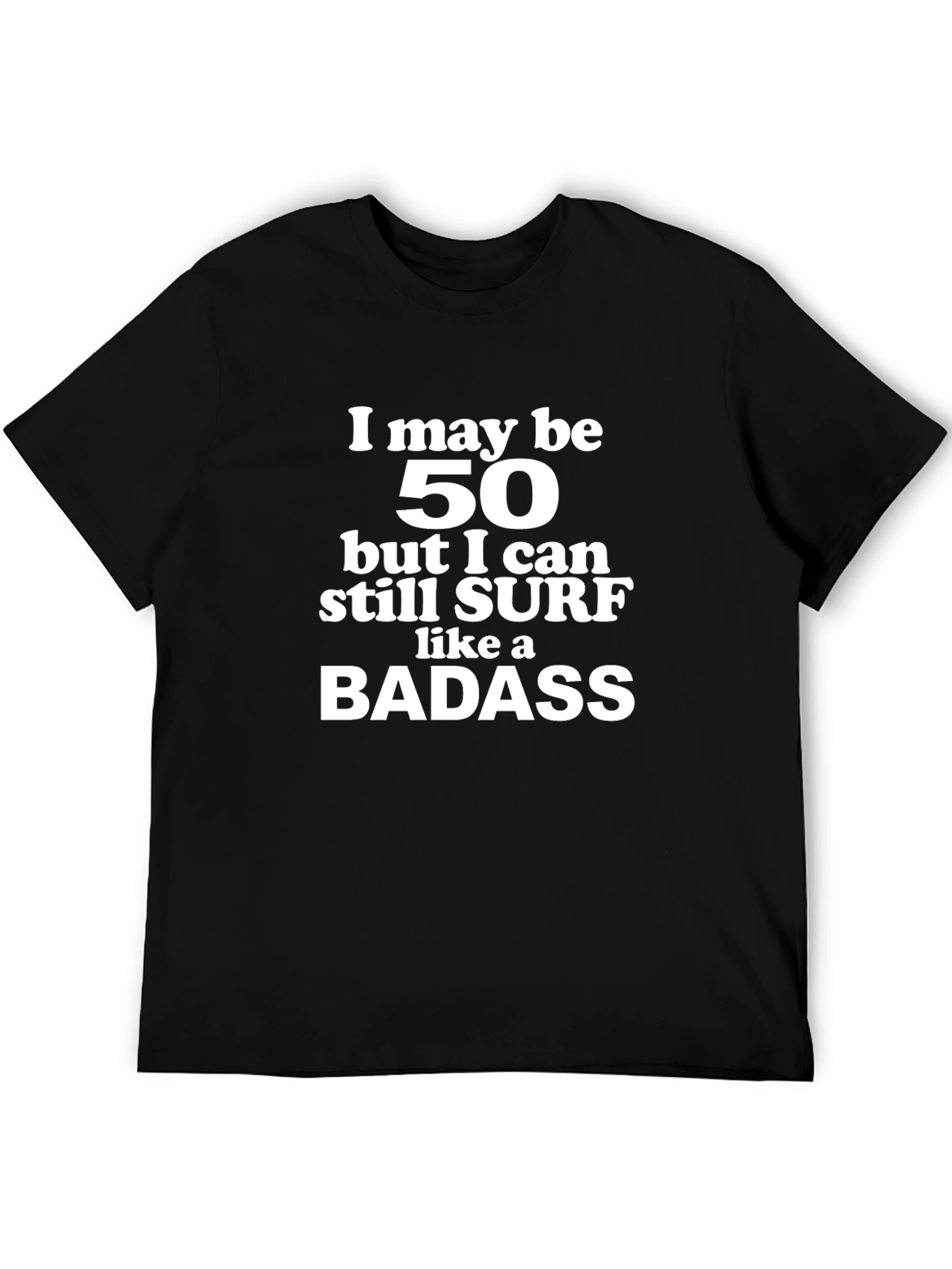 Funny 50th Birthday Surfing T-Shirt