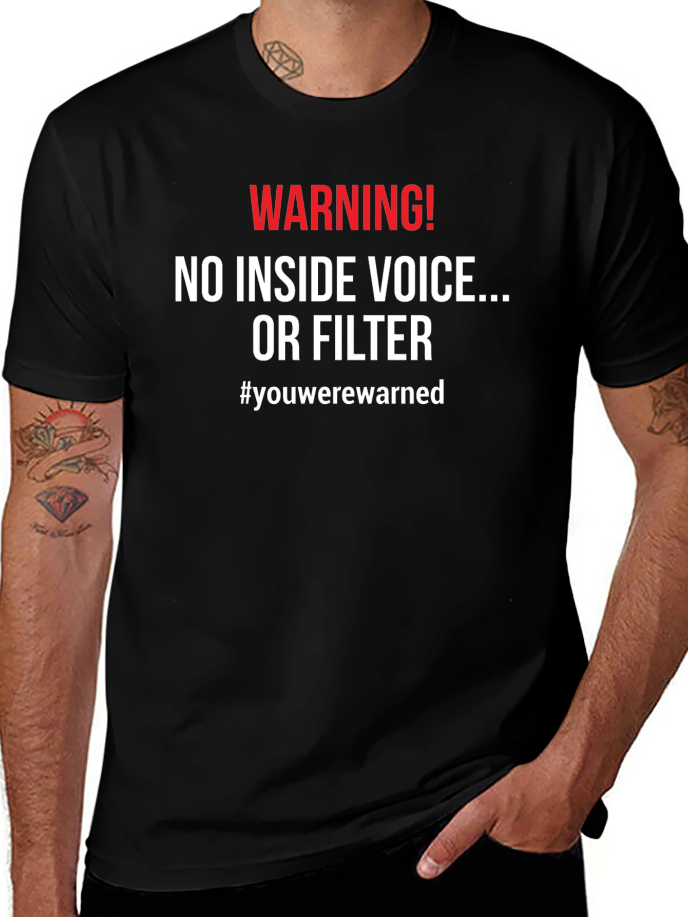 Warning! No Inside Voice T-Shirt
