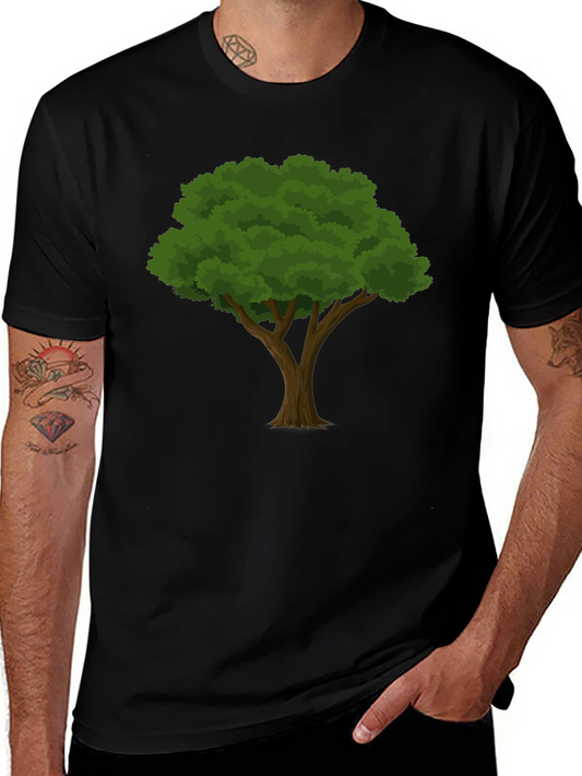 Black Tree Graphic Tee - Nature Inspired Design