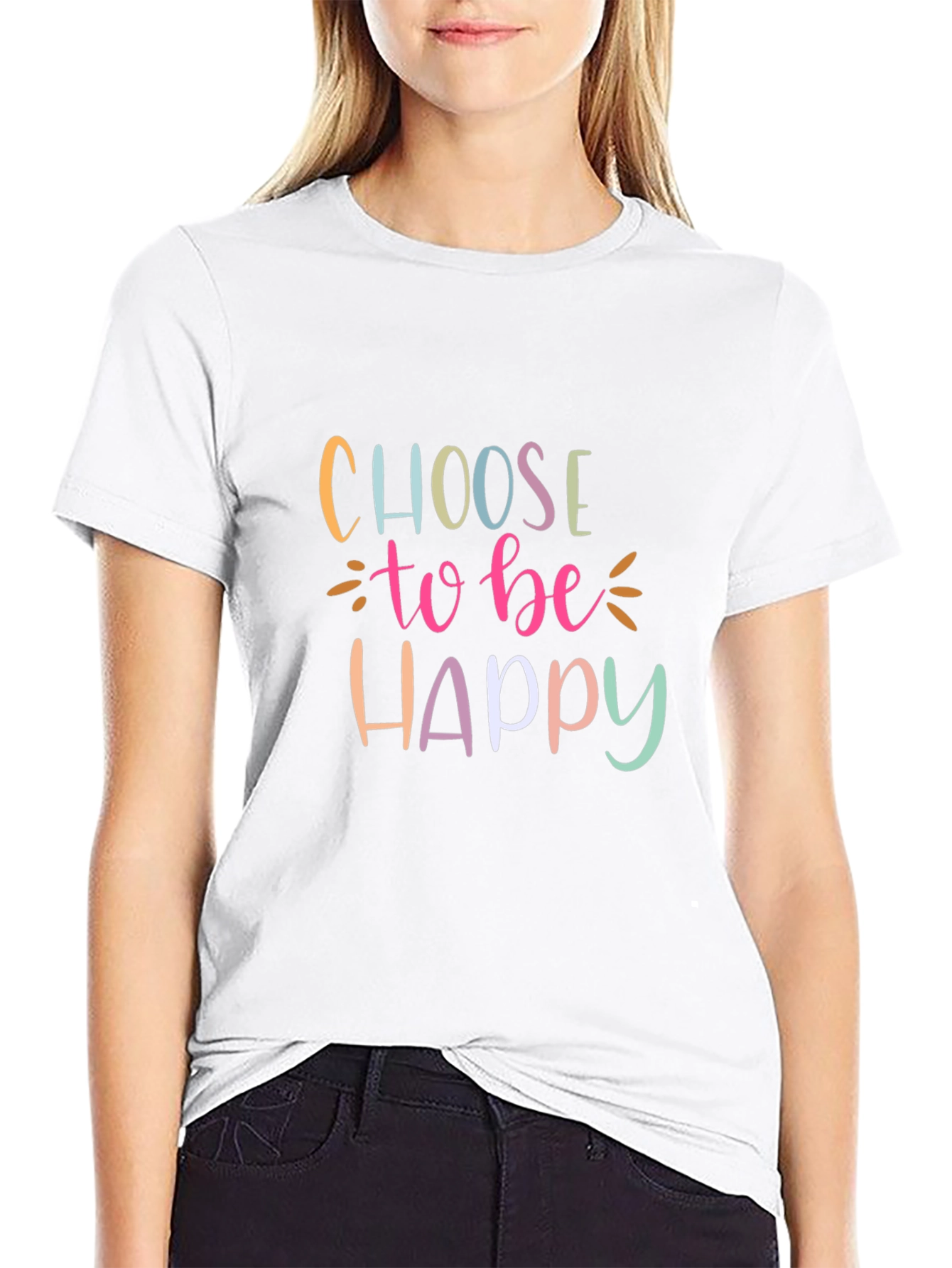 Choose To Be Happy Graphic T-Shirt