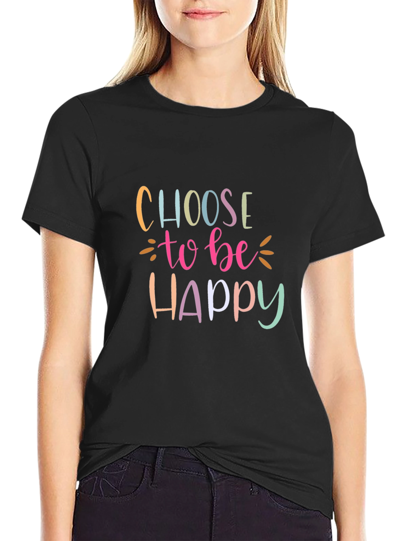 Choose To Be Happy Graphic T-Shirt