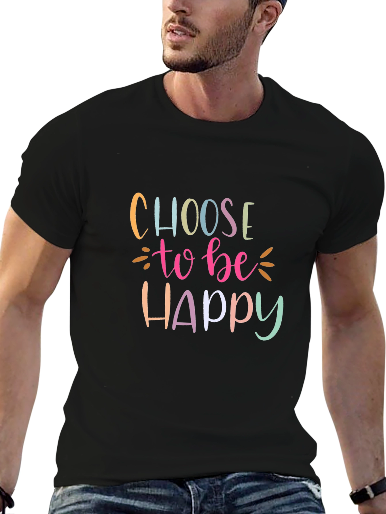 Choose To Be Happy Graphic T-Shirt