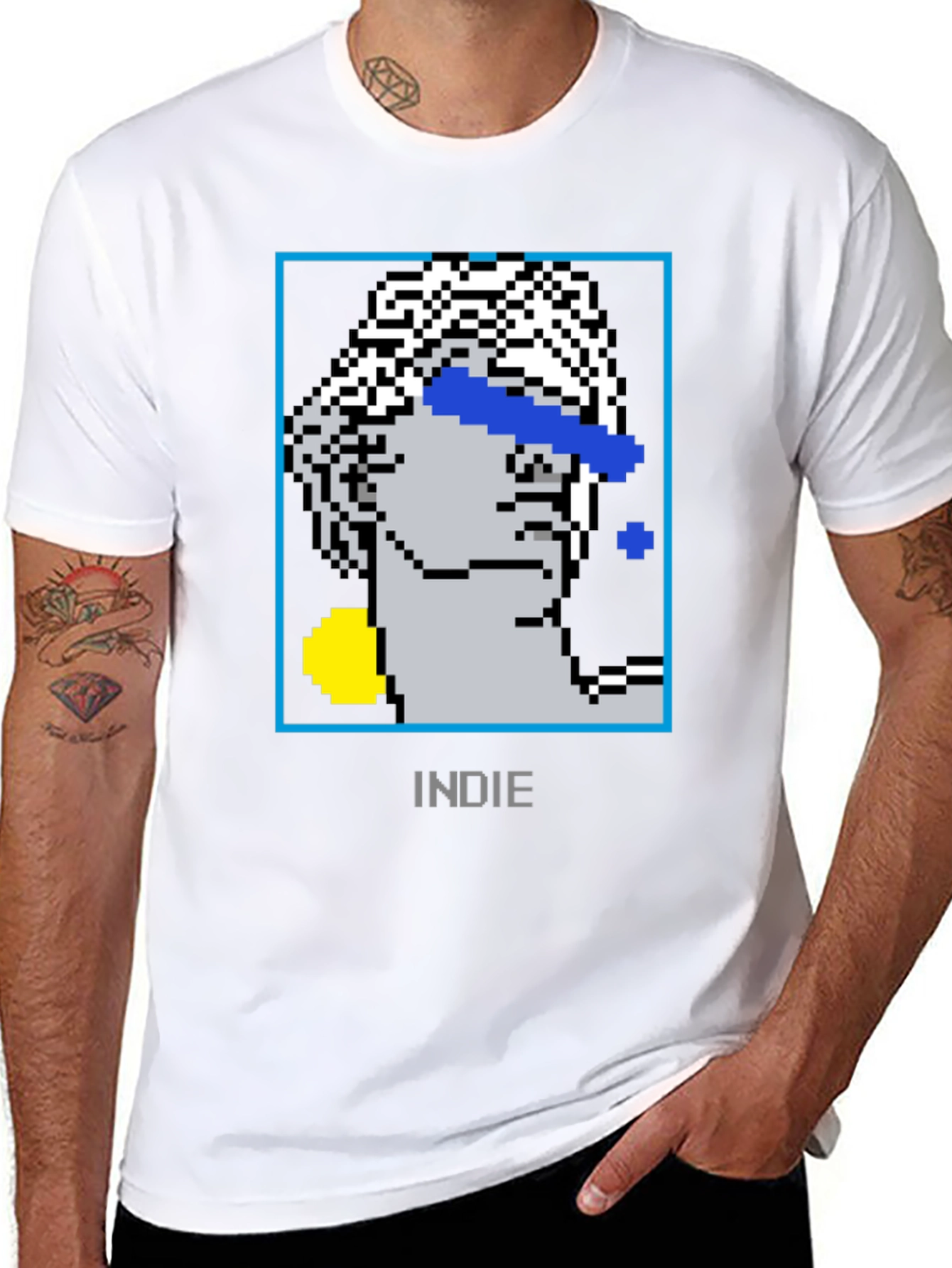 Indie Pixel Art T-Shirt - Stylish & Unique