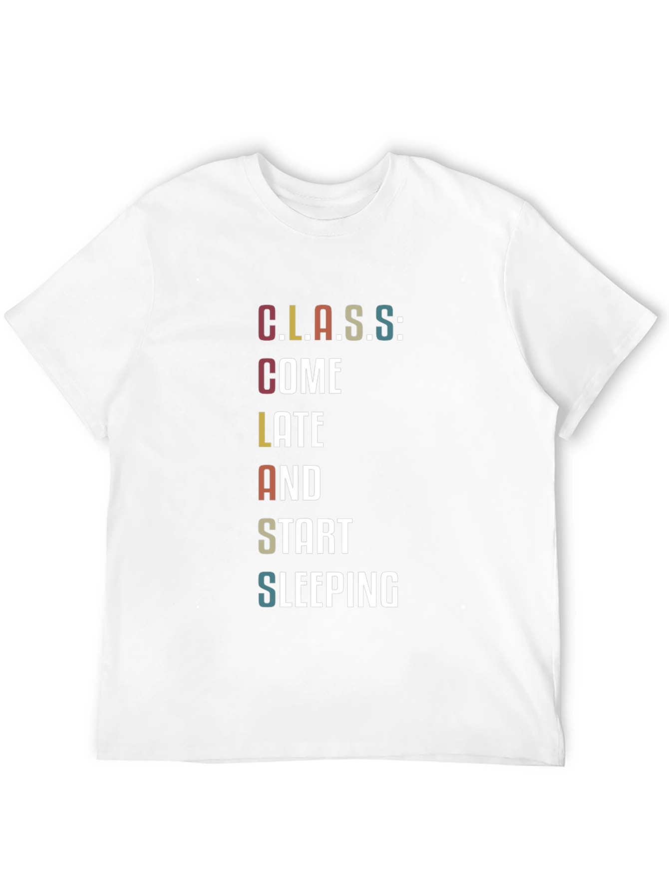 Funny Class Student Black T-Shirt
