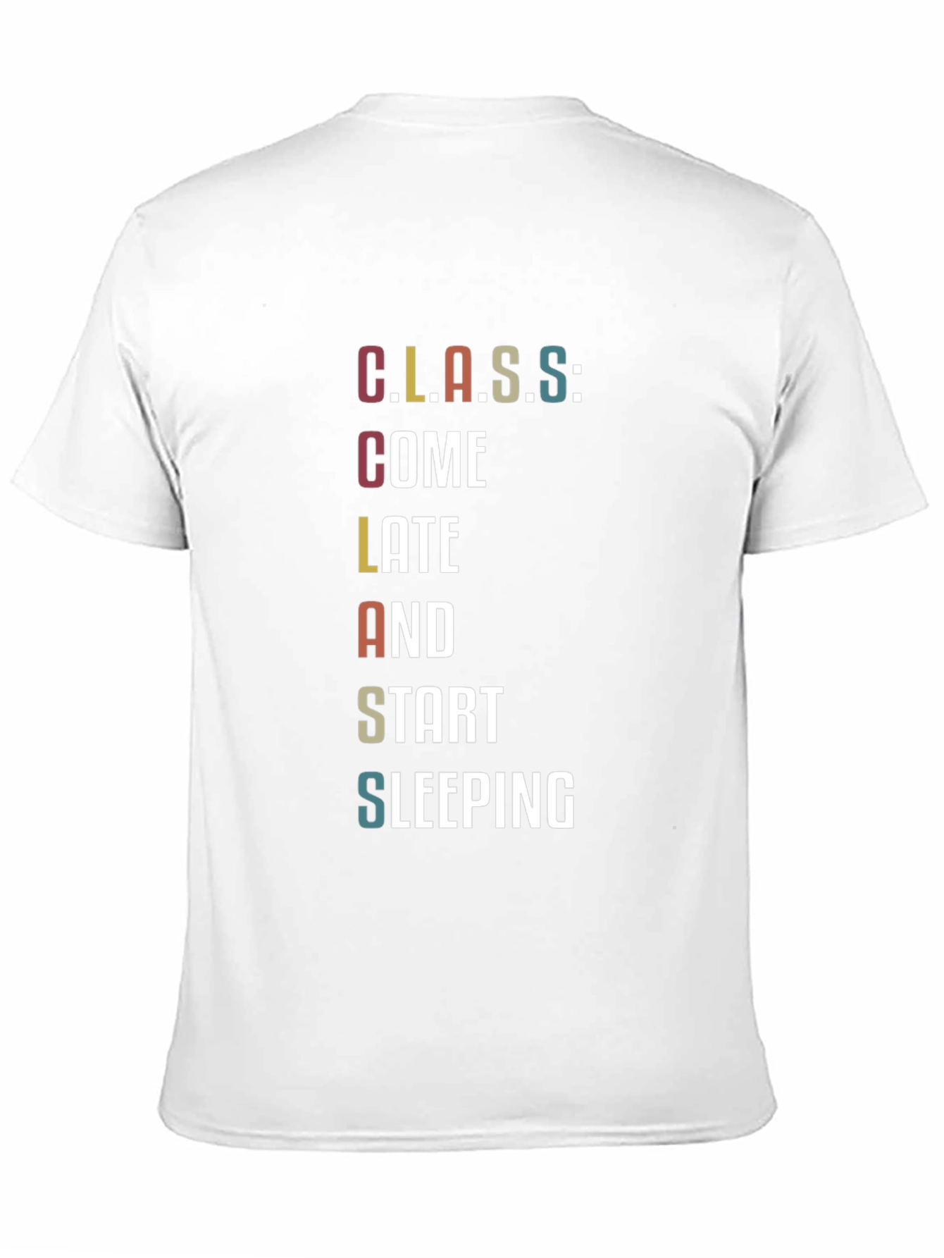Funny Class Student Black T-Shirt
