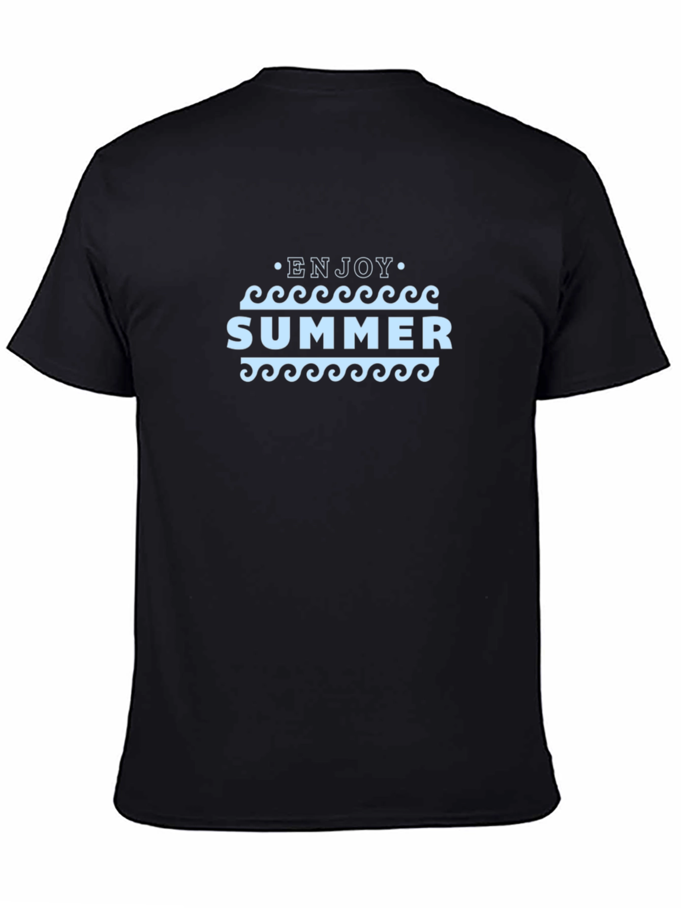 Enjoy Summer Black T-Shirt