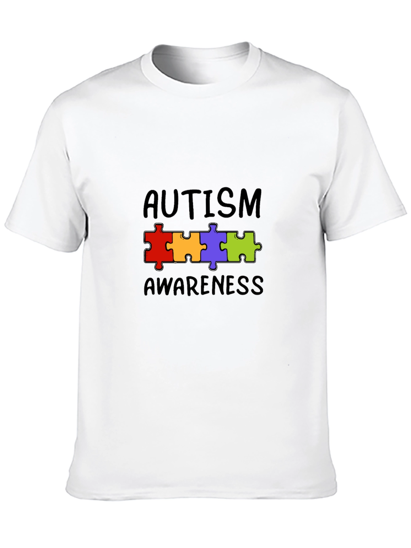 Autism Awareness Puzzle Piece Graphic Tee