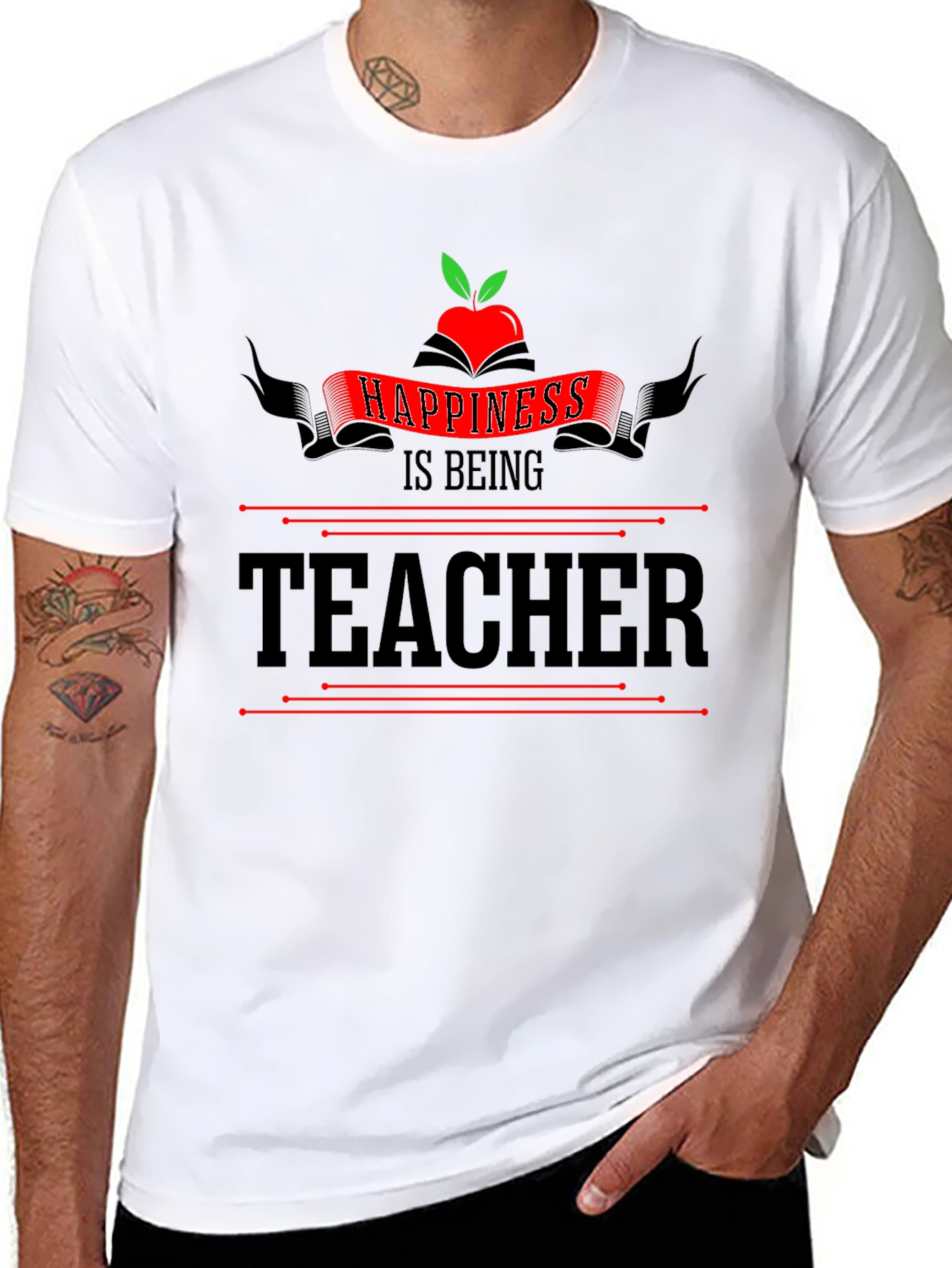 Happiness is Being a Teacher T-Shirt