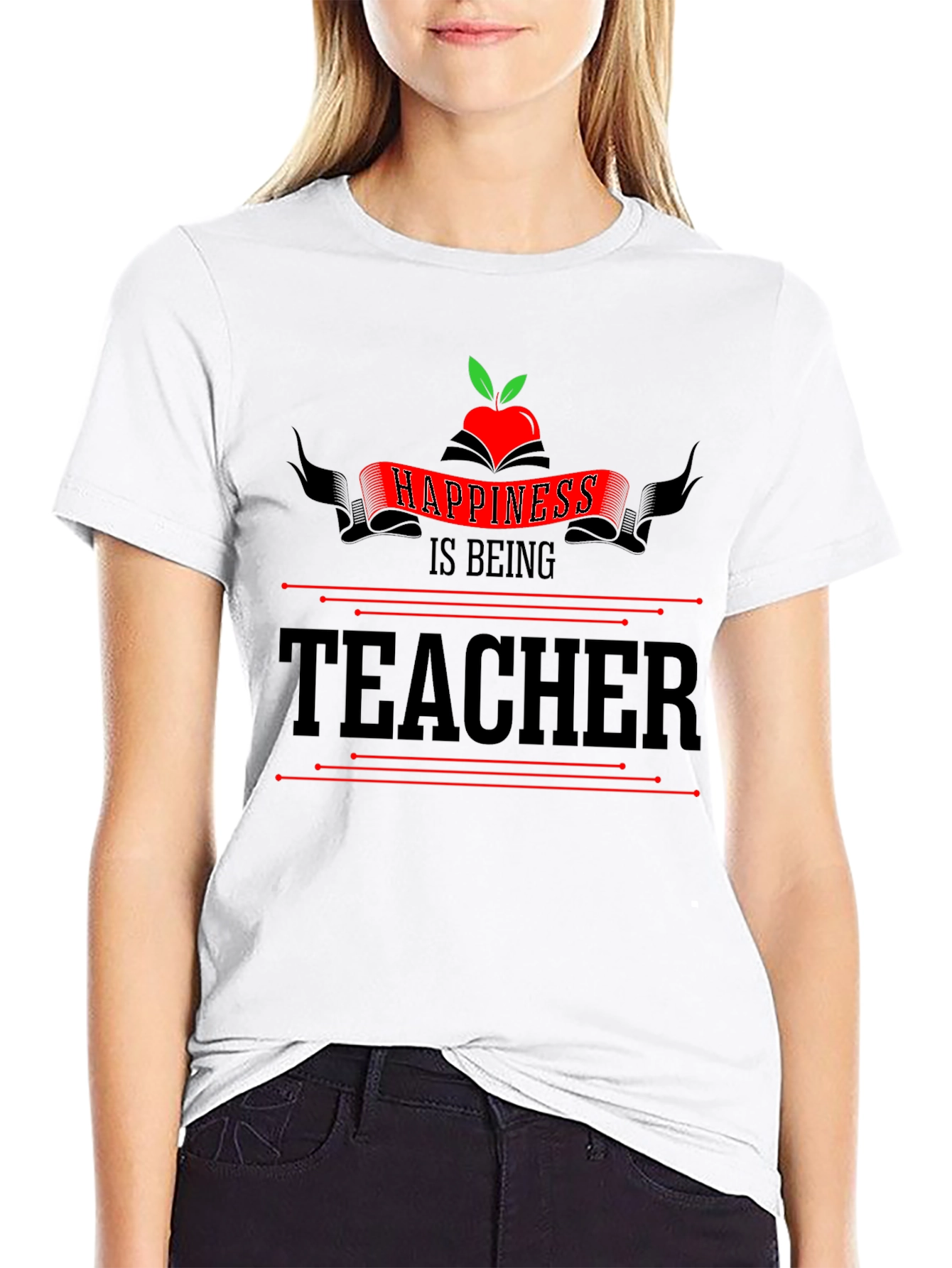 Happiness is Being a Teacher T-Shirt