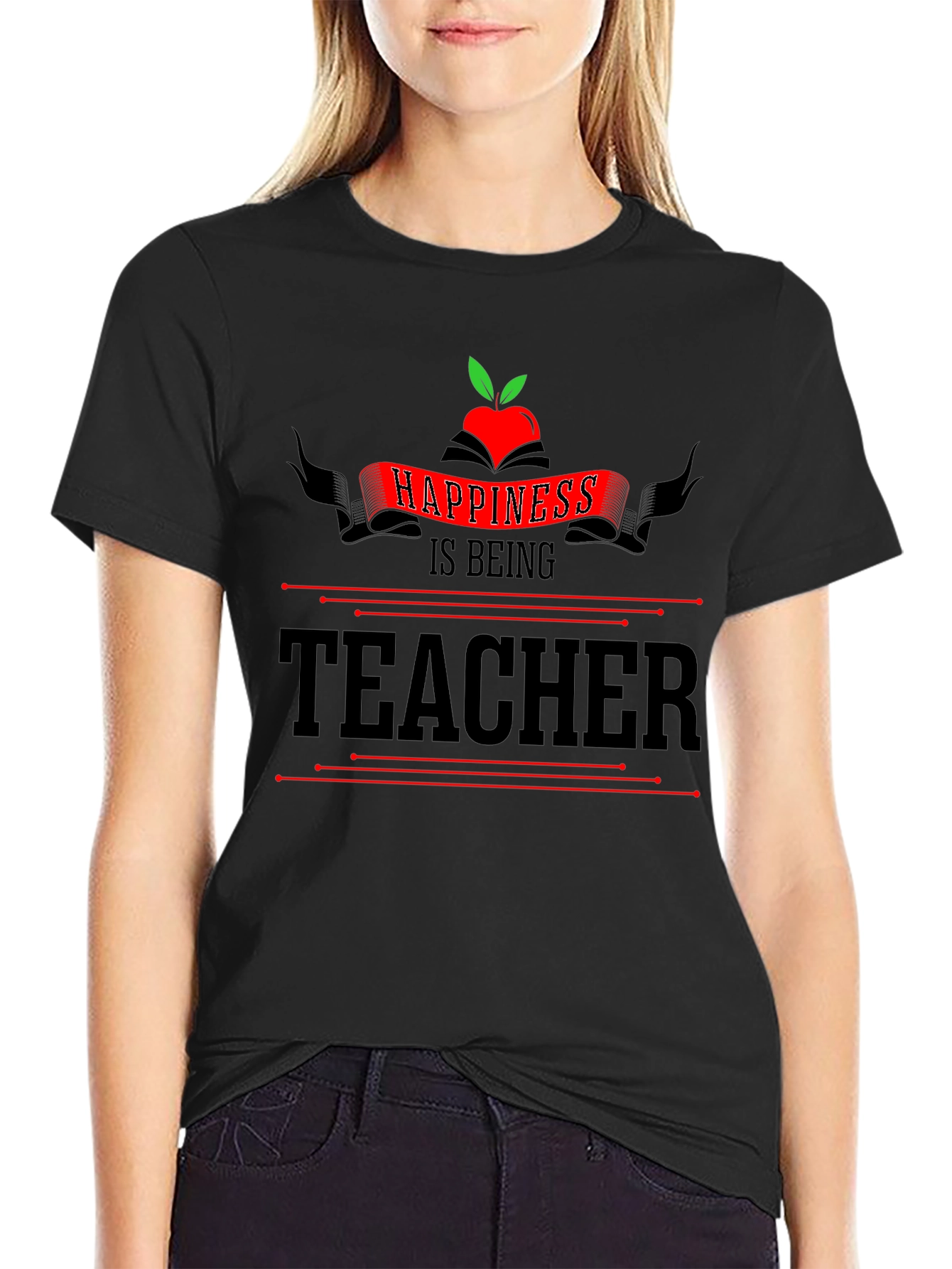 Happiness is Being a Teacher T-Shirt