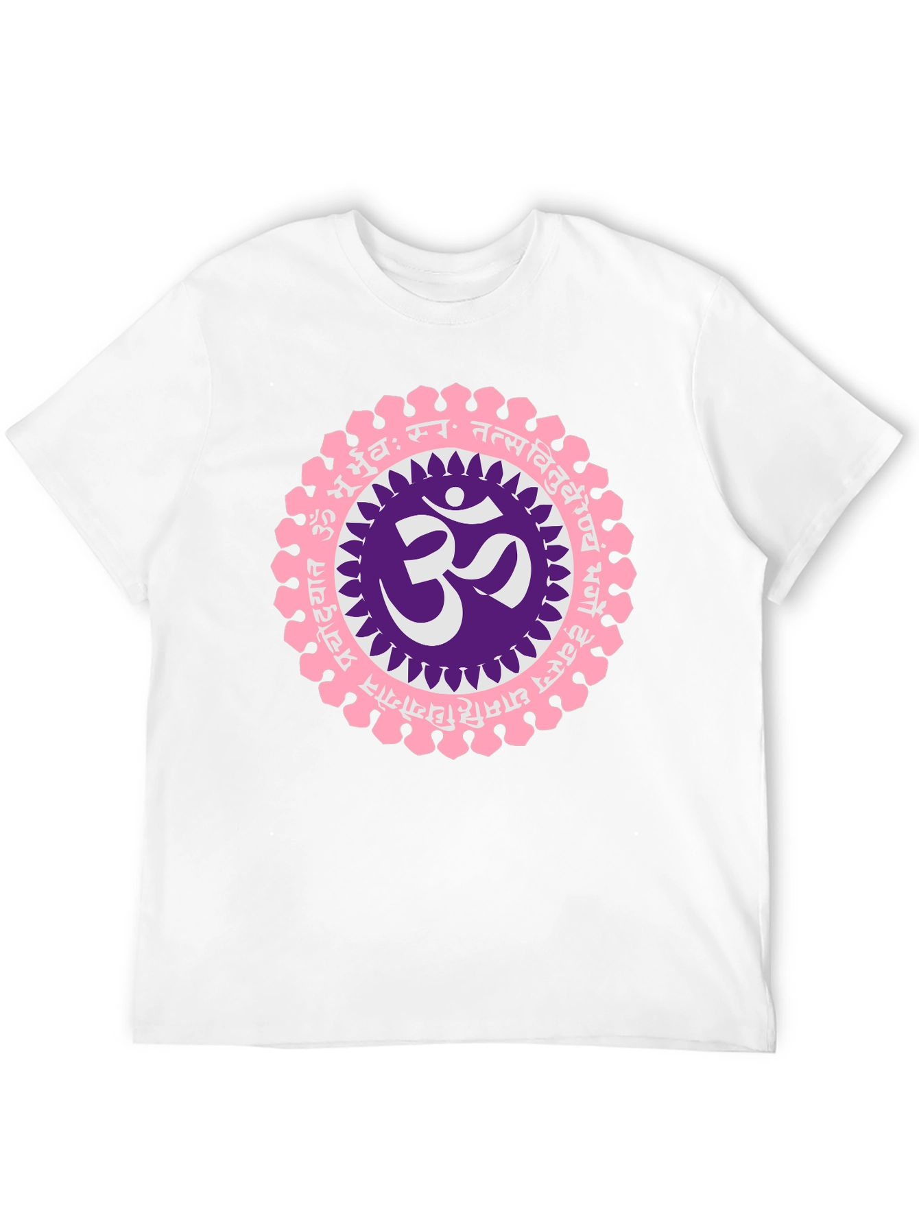 Om Mandala Graphic Black T-Shirt