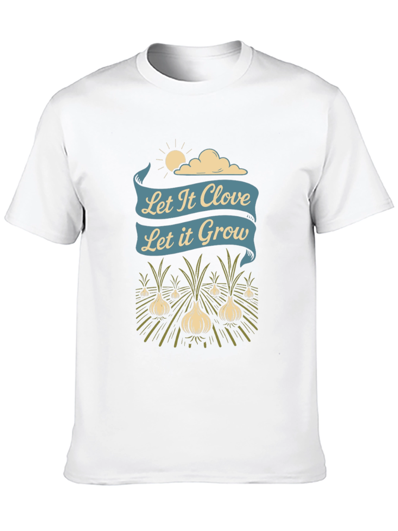 Let It Clove Let It Grow Black Graphic Tee