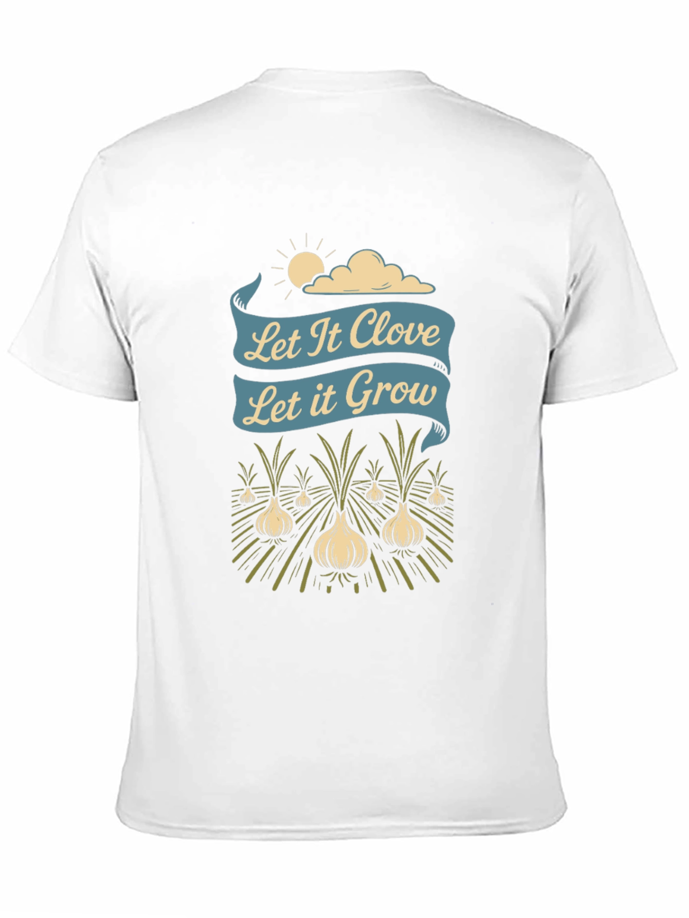 Let It Clove Let It Grow Black Graphic Tee