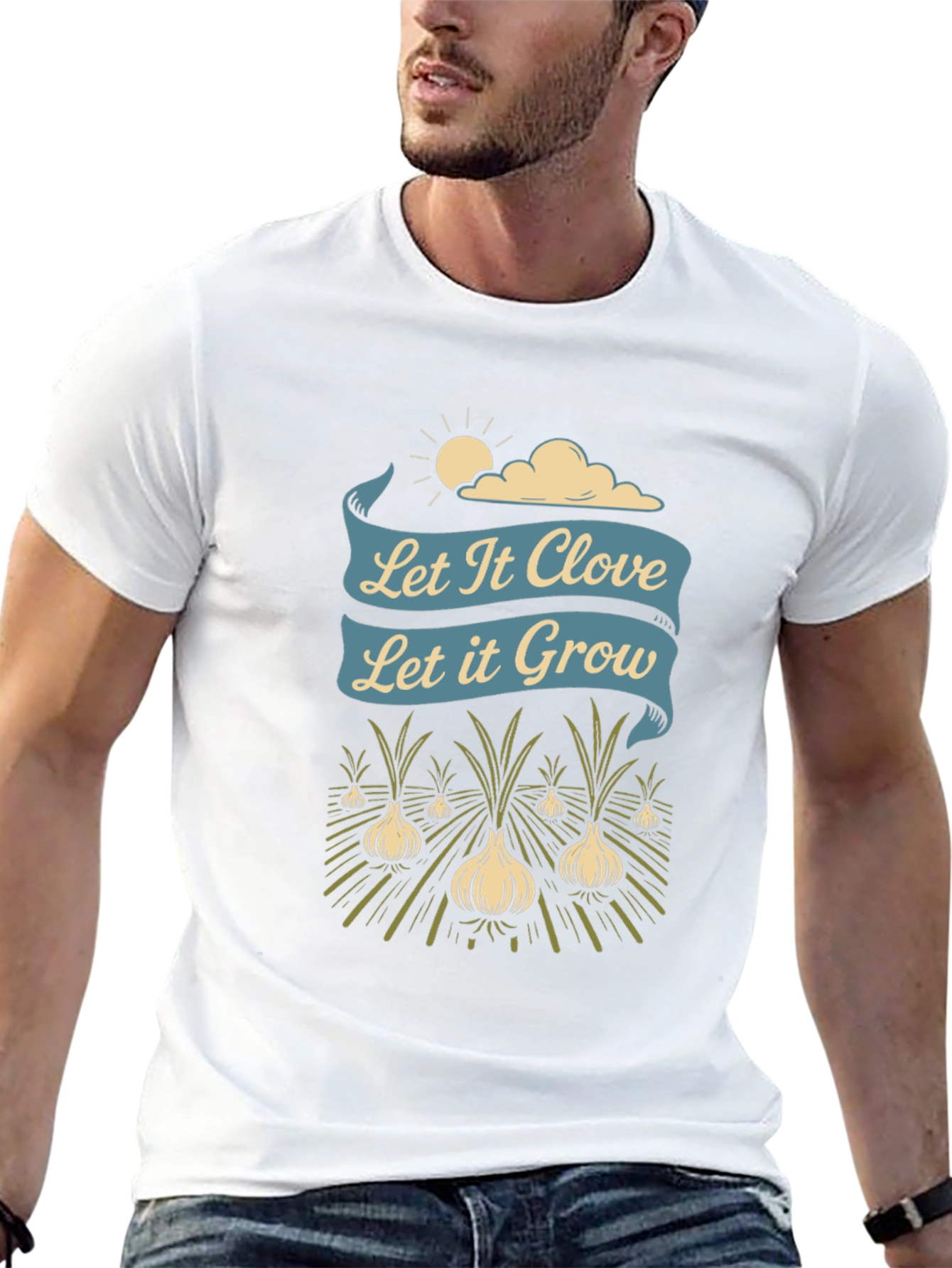 Let It Clove Let It Grow Black Graphic Tee