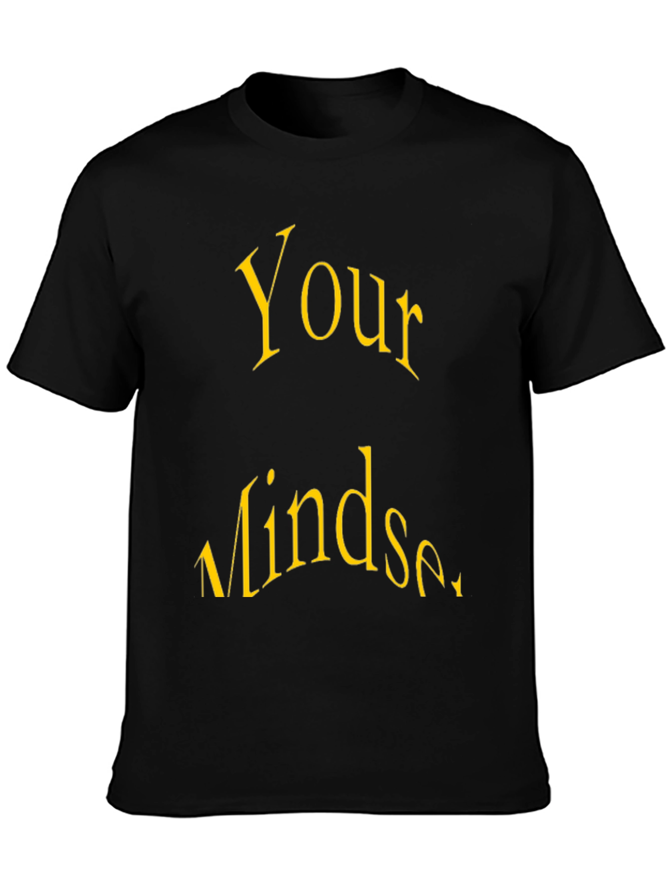 Your Mindset Black Graphic Tee