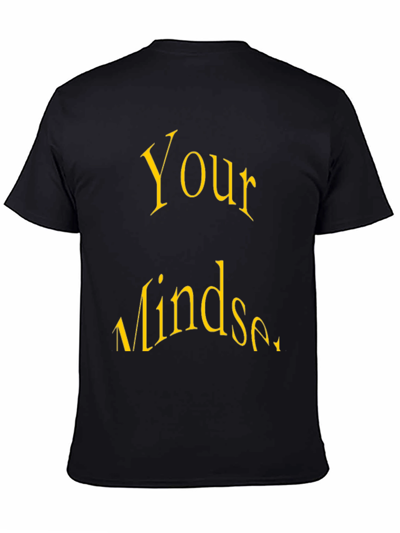 Your Mindset Black Graphic Tee