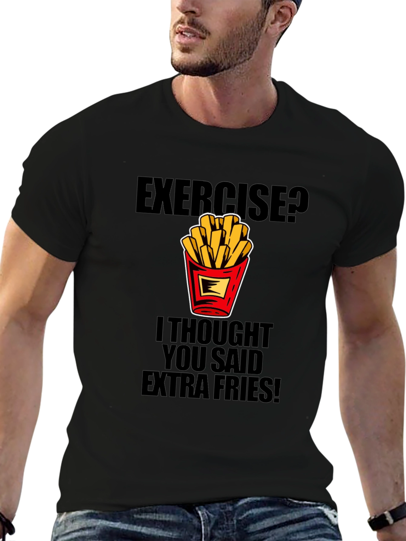 Funny Extra Fries T-Shirt