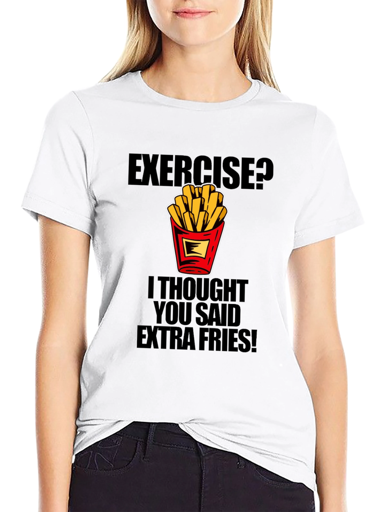Funny Extra Fries T-Shirt