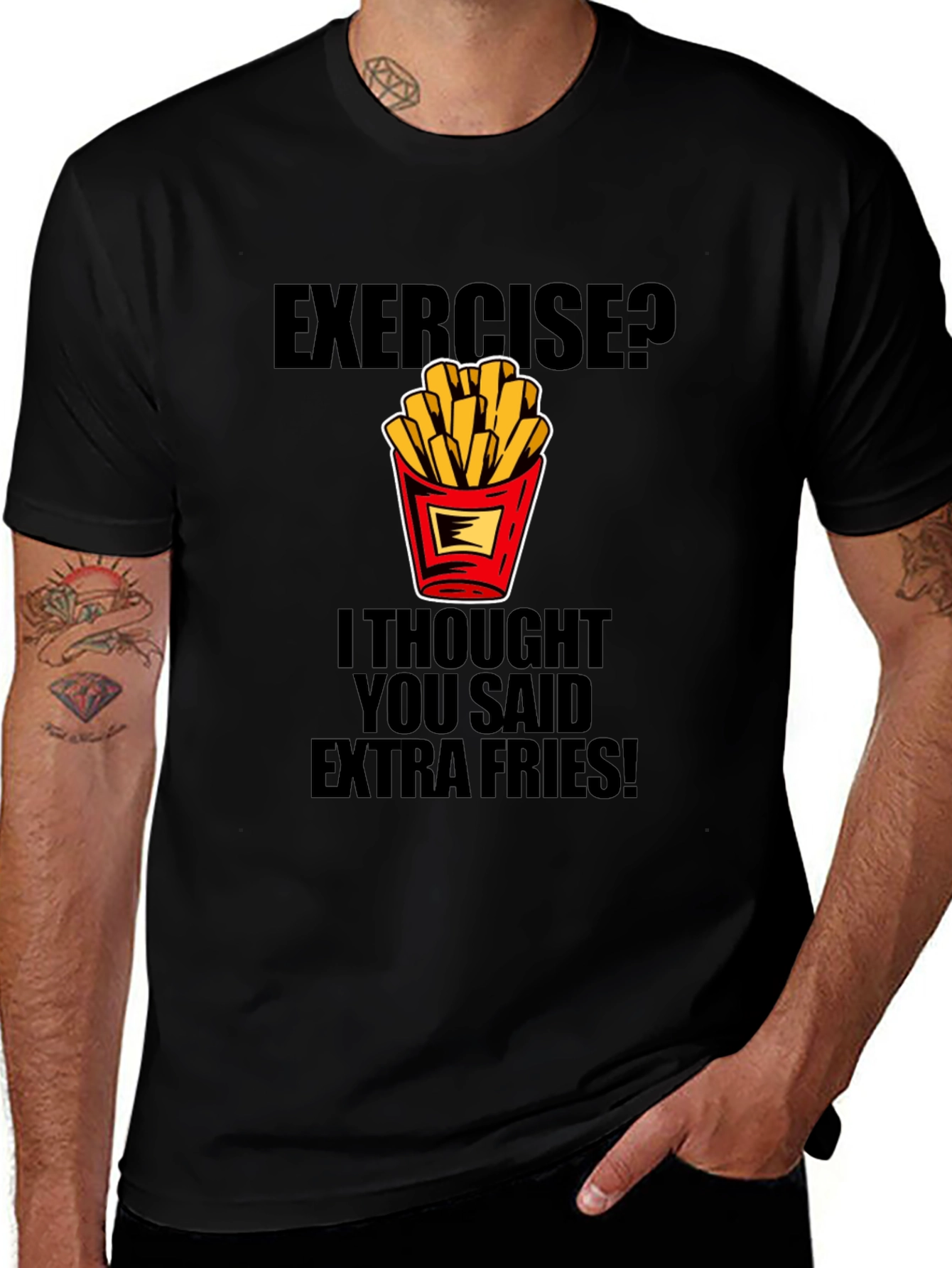 Funny Extra Fries T-Shirt