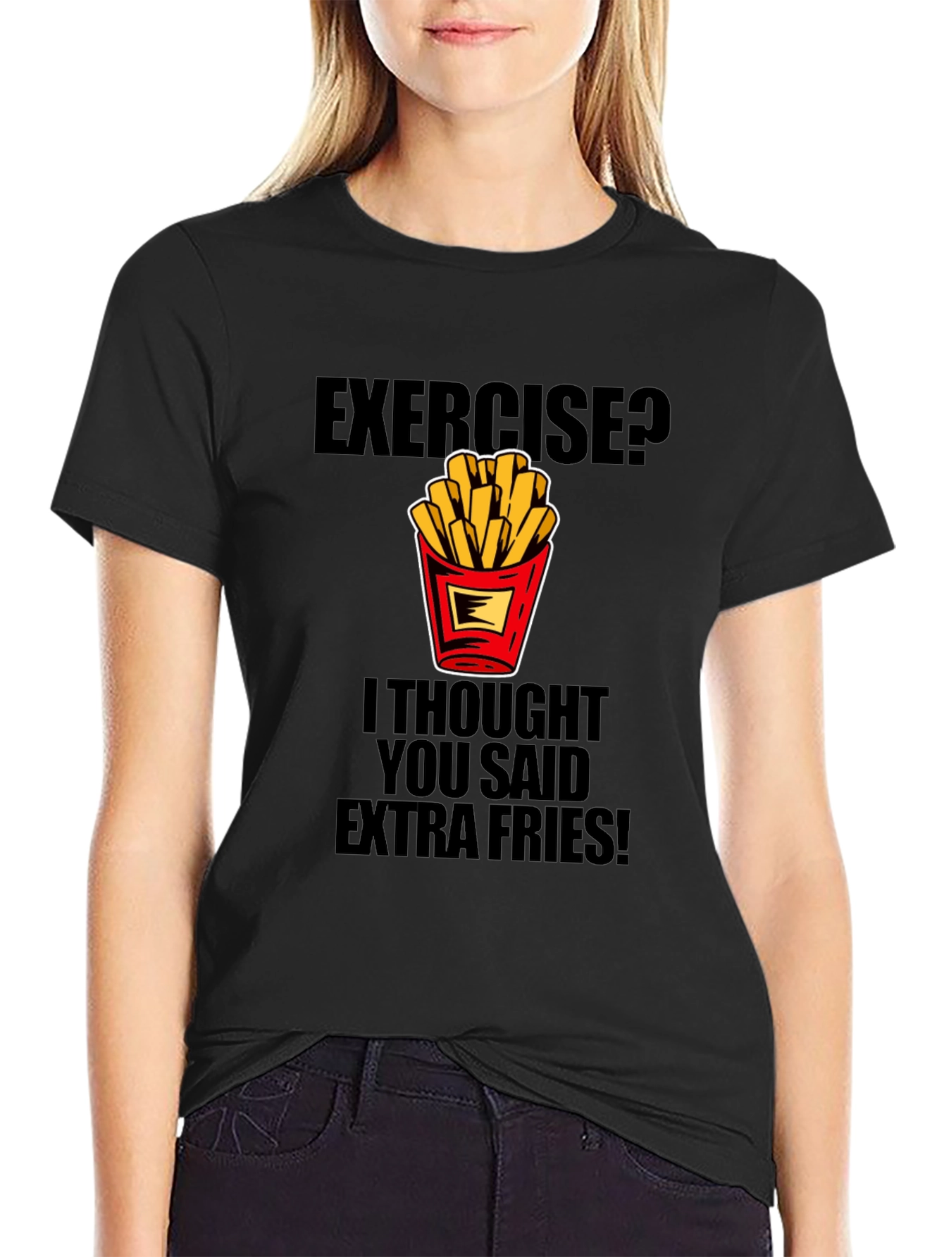 Funny Extra Fries T-Shirt