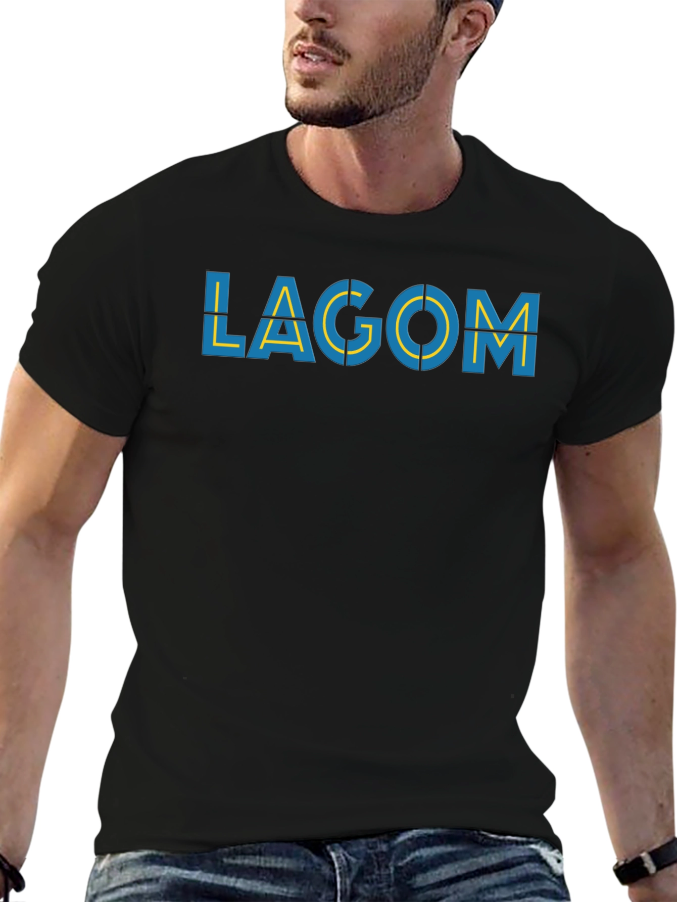 Lagom Graphic Tee - Black