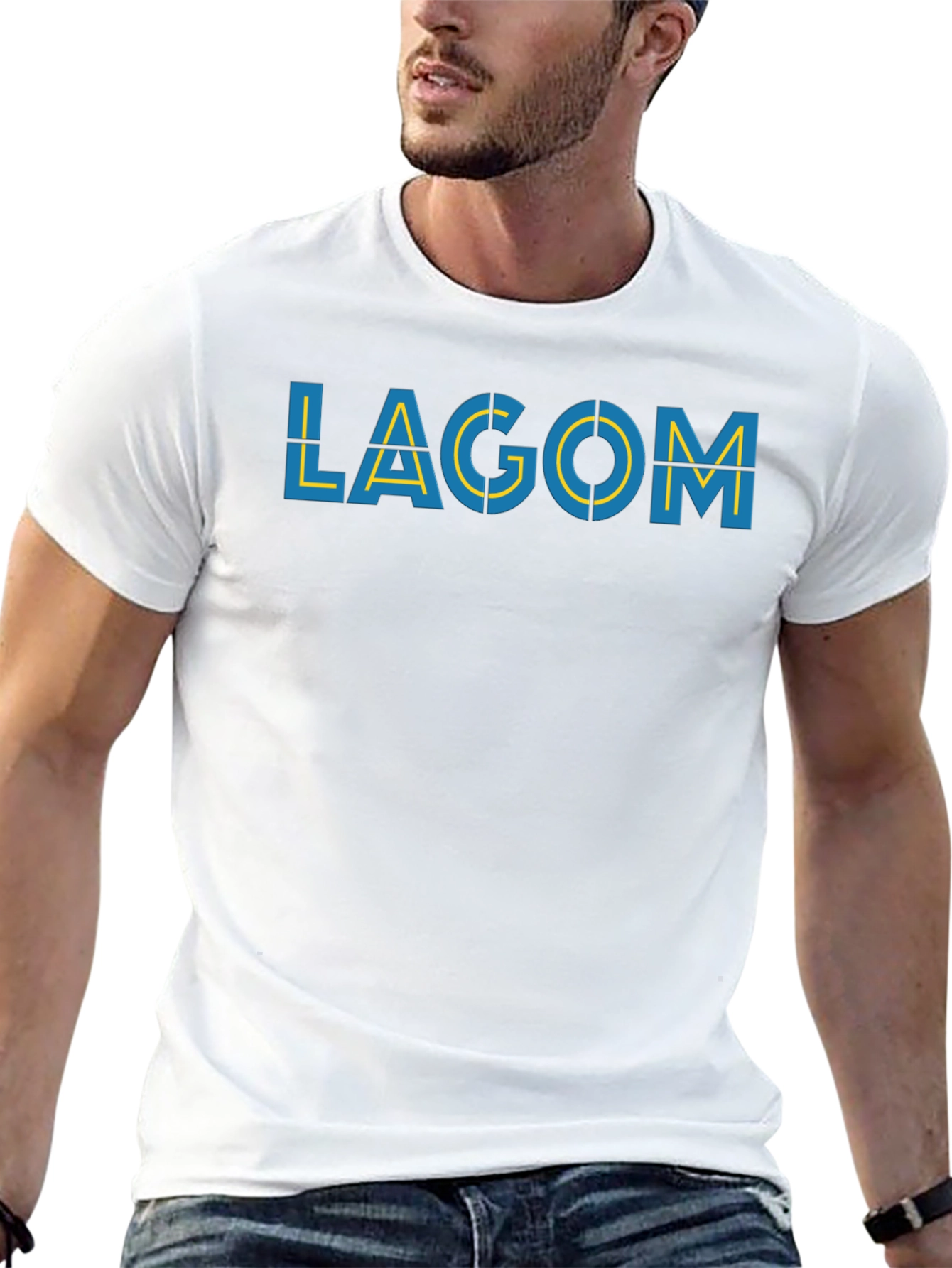 Lagom Graphic Tee - Black