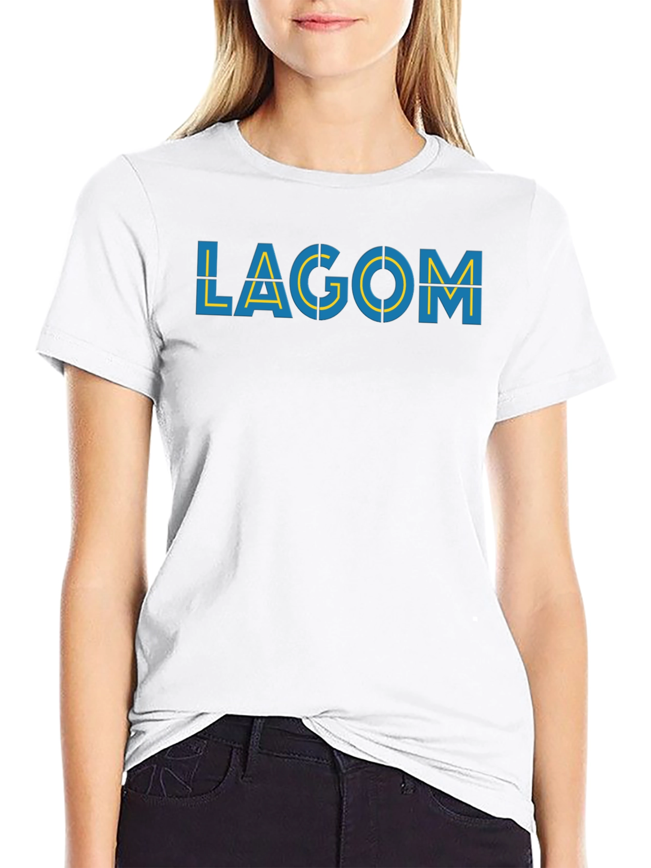 Lagom Graphic Tee - Black