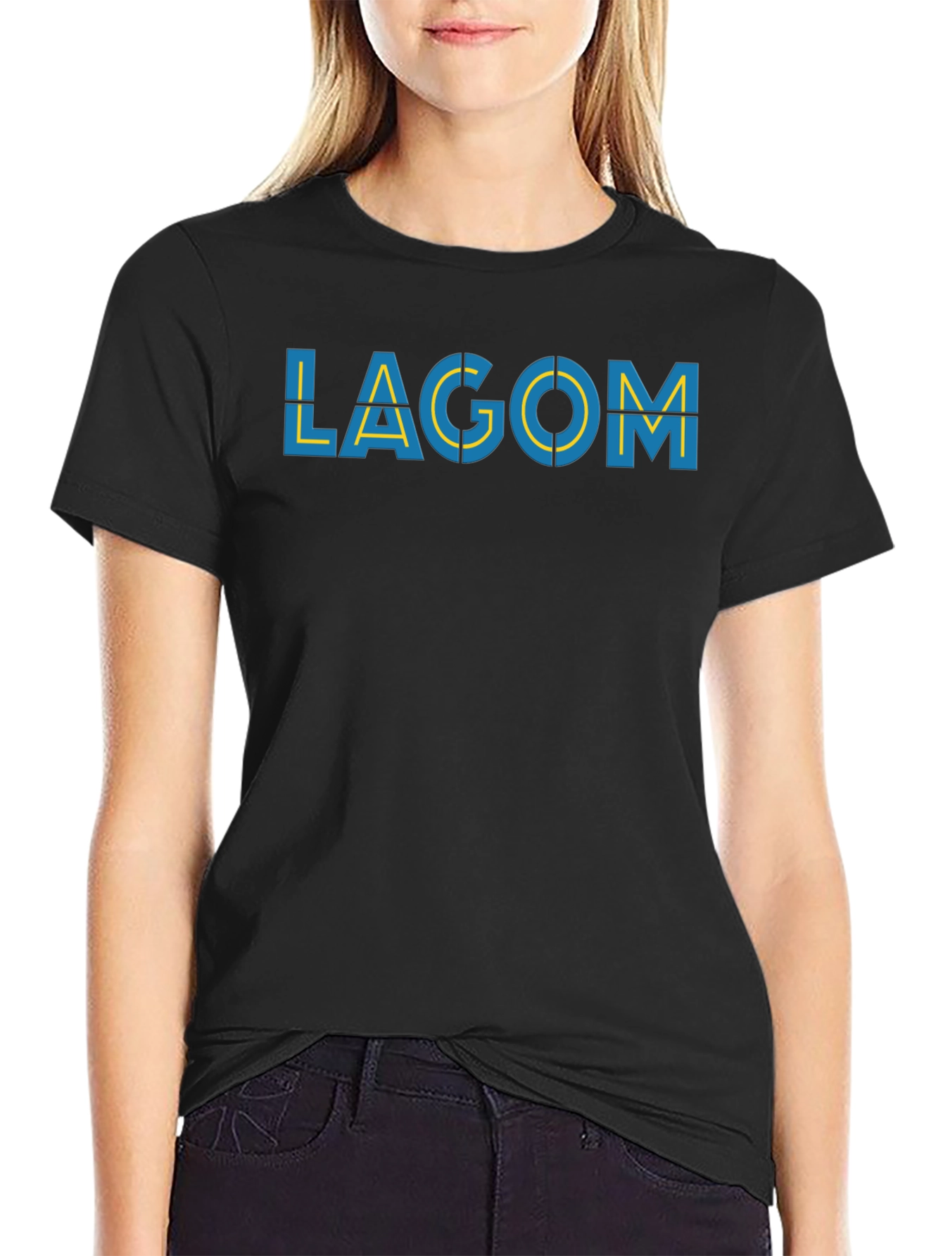 Lagom Graphic Tee - Black