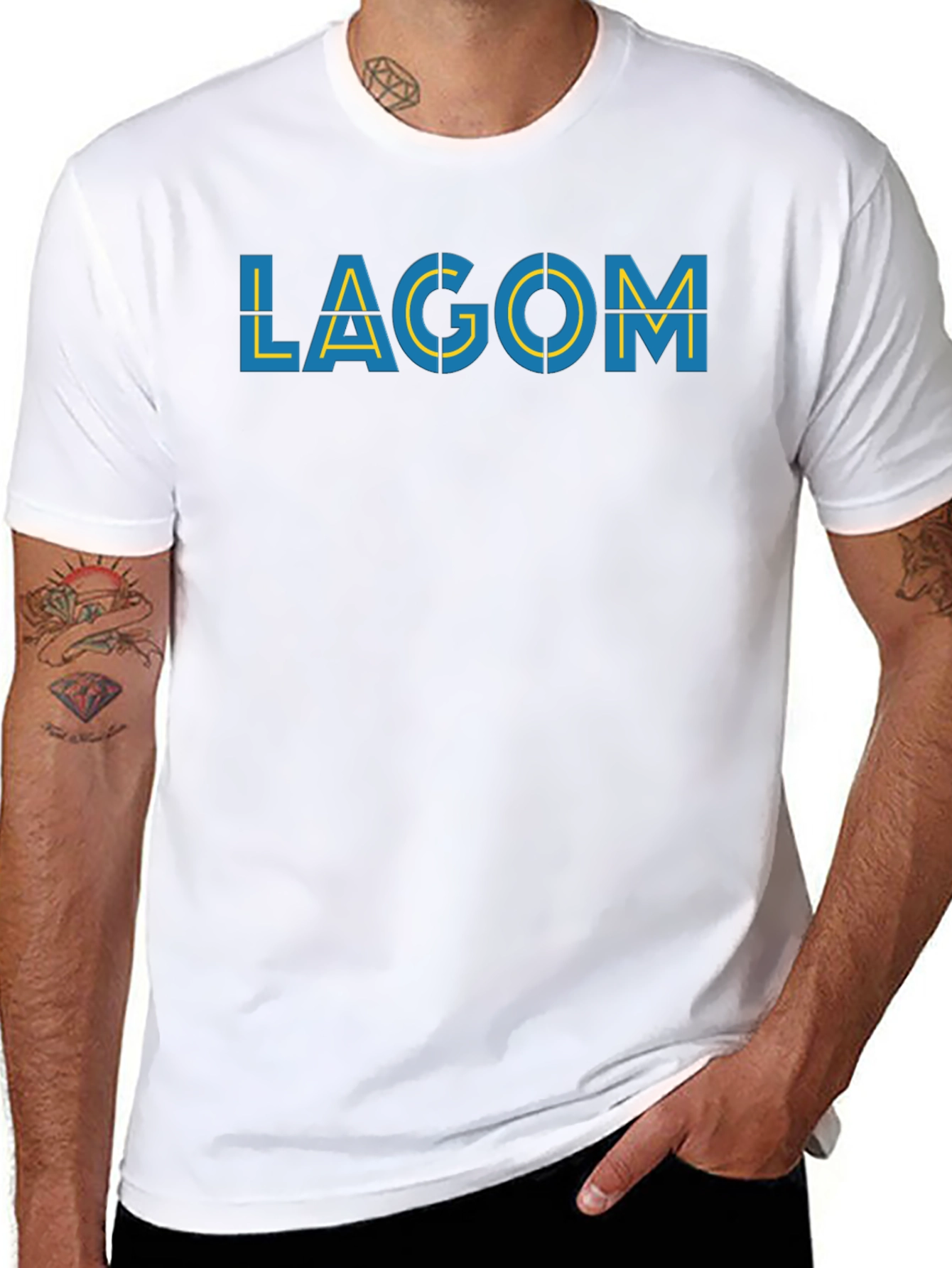 Lagom Graphic Tee - Black