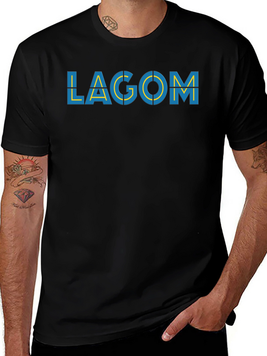 Lagom Graphic Tee - Black