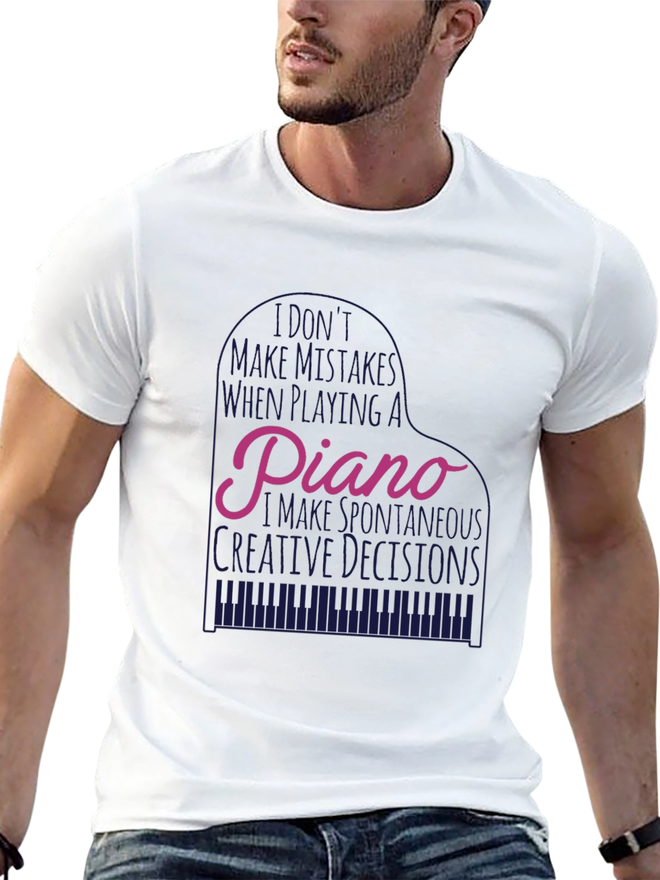 Piano Creative Decisions Graphic Tee