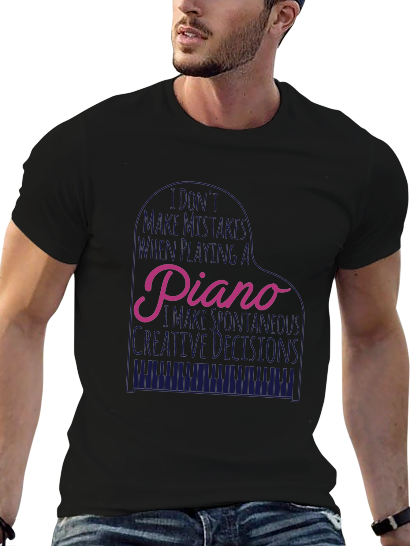 Piano Creative Decisions Graphic Tee