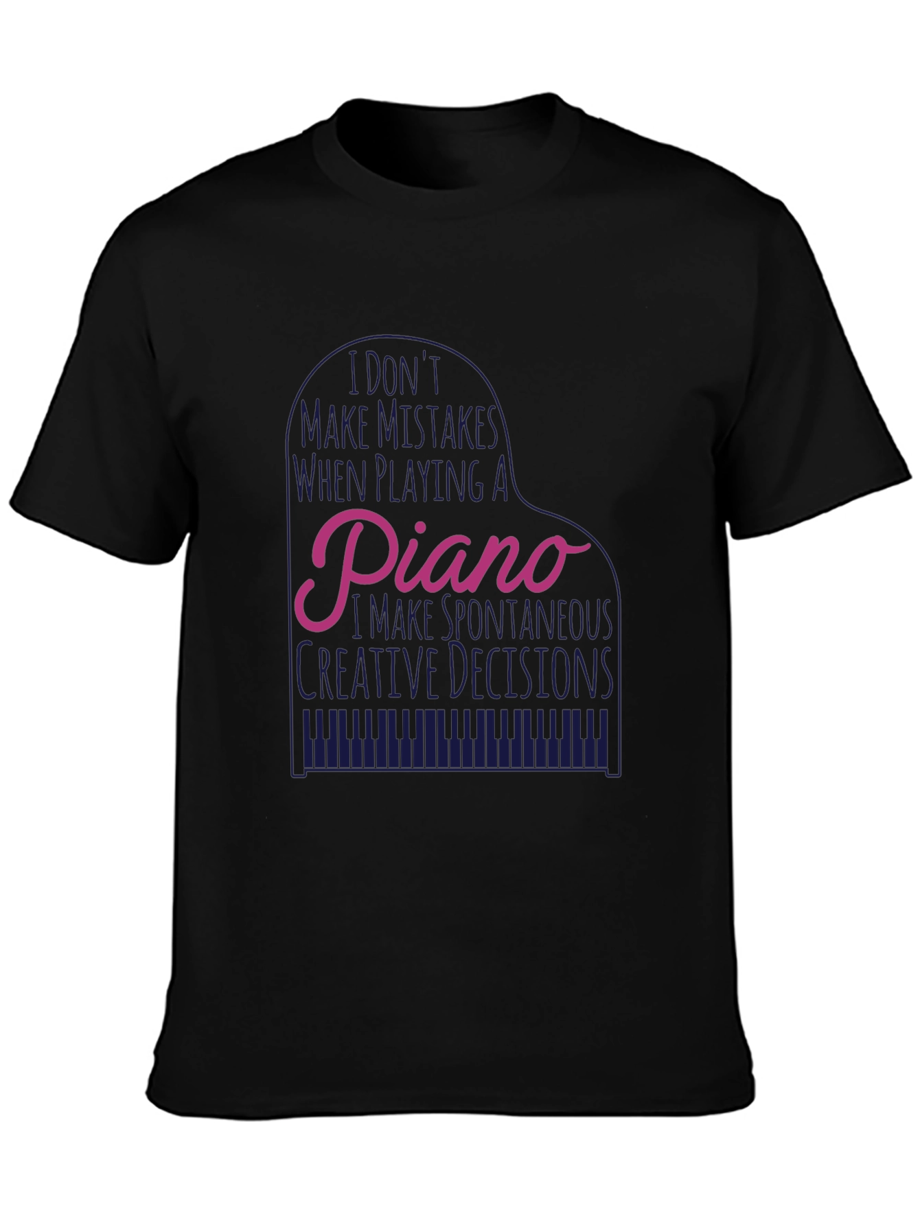 Piano Creative Decisions Graphic Tee