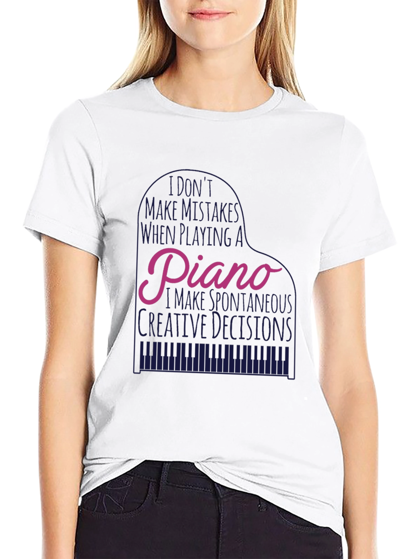 Piano Creative Decisions Graphic Tee