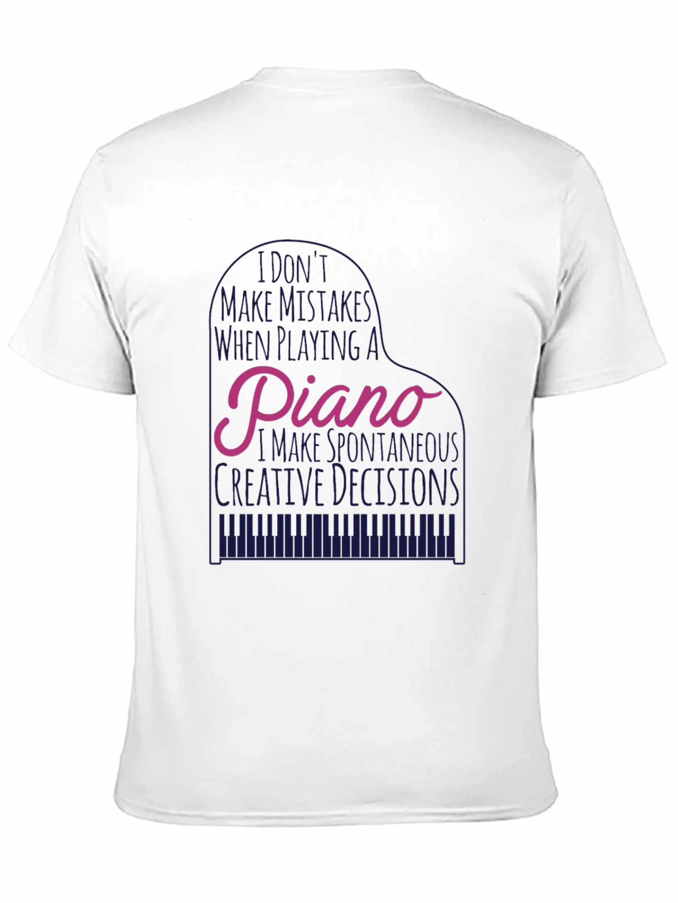 Piano Creative Decisions Graphic Tee