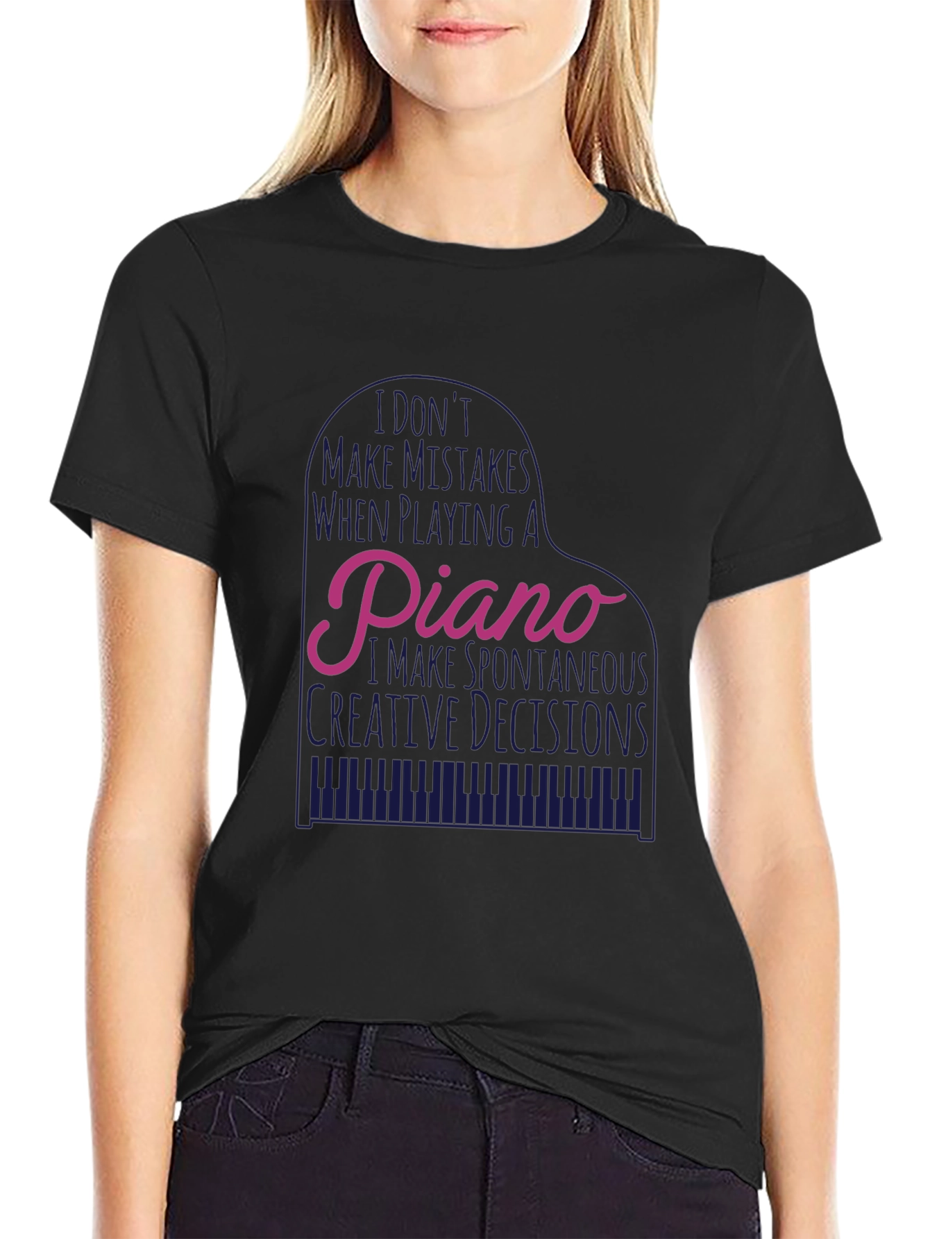 Piano Creative Decisions Graphic Tee