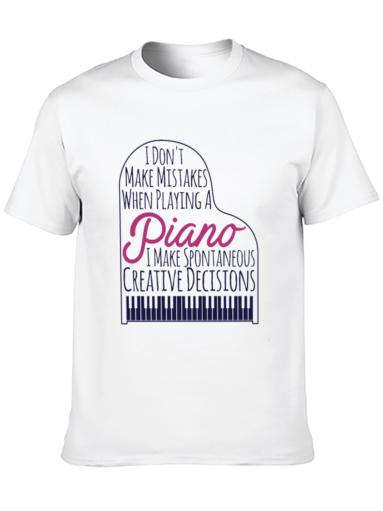 Piano Creative Decisions Graphic Tee