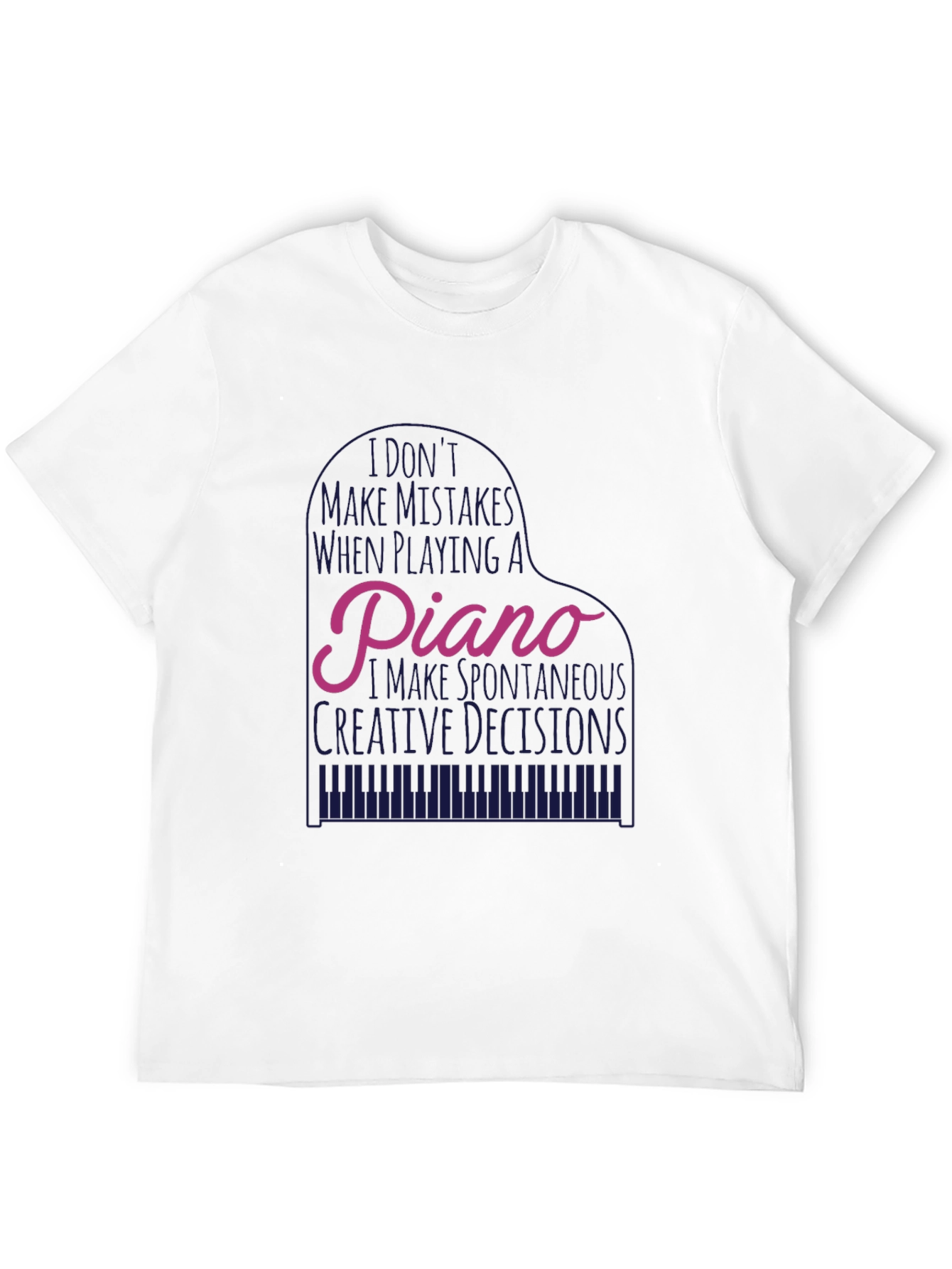 Piano Creative Decisions Graphic Tee