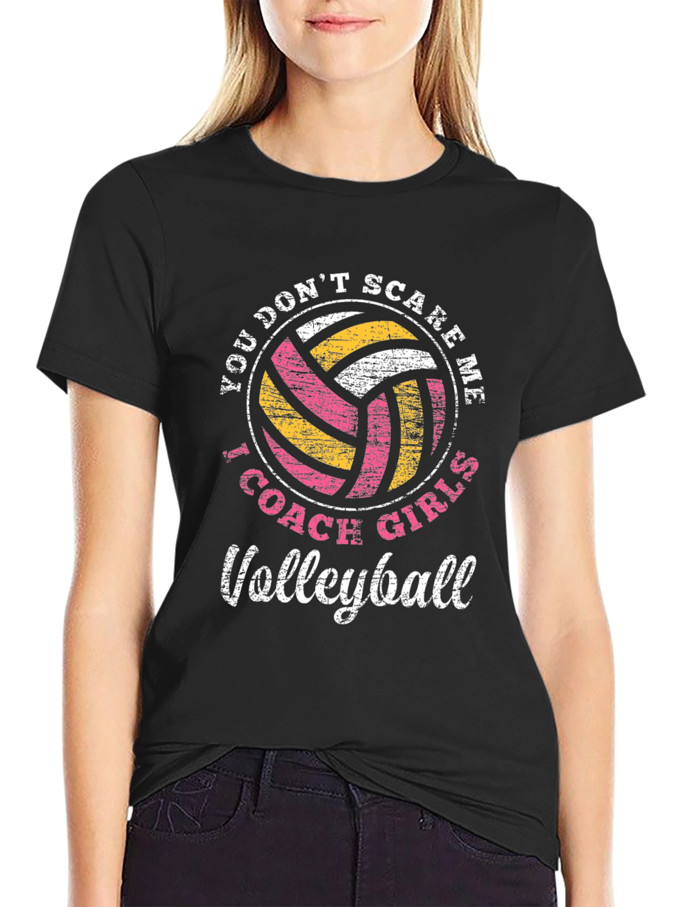 Volleyball Coach Girls T-Shirt