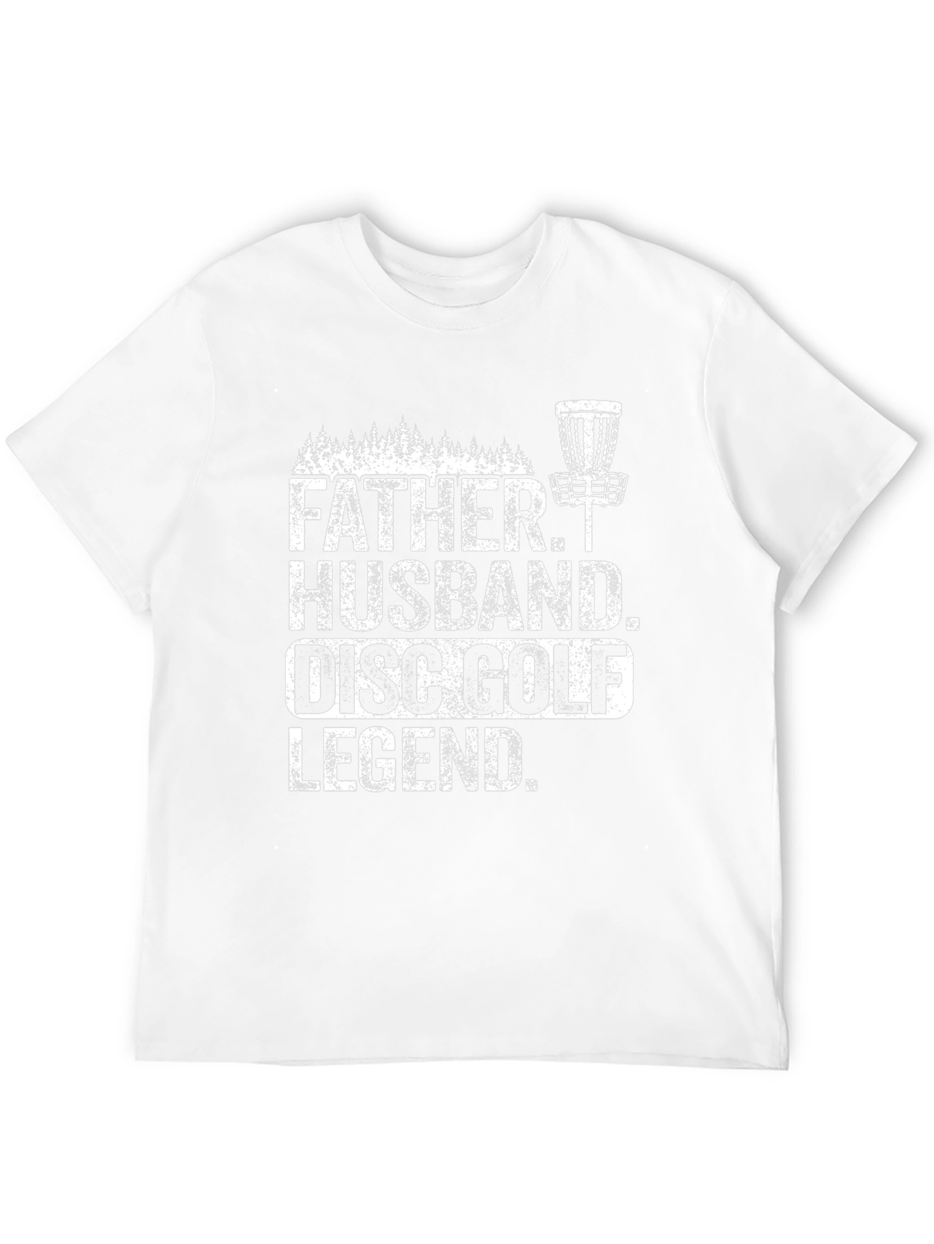 Father Husband Disc Golf Legend Tee