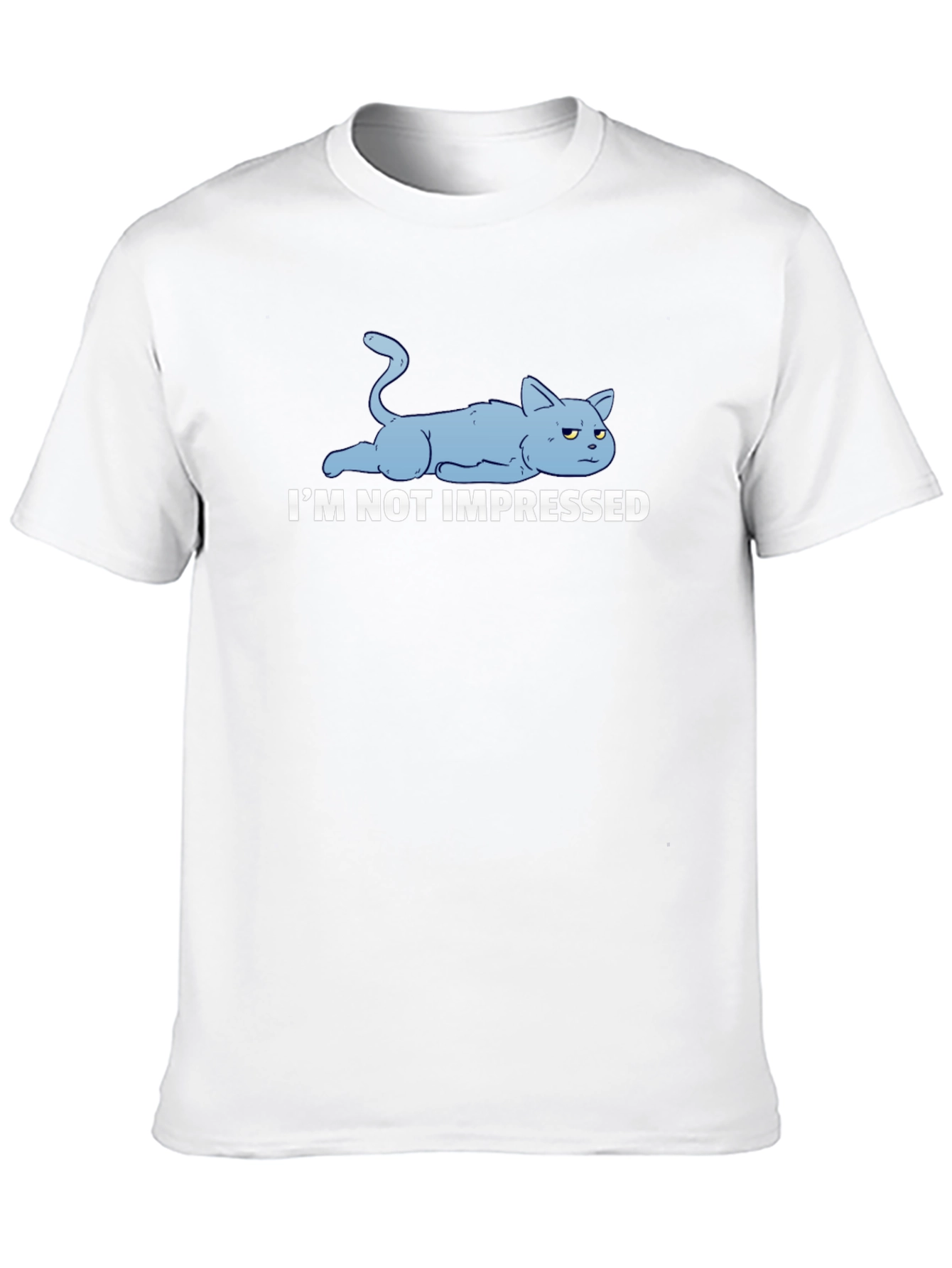 Im Not Impressed Cat Graphic T-Shirt