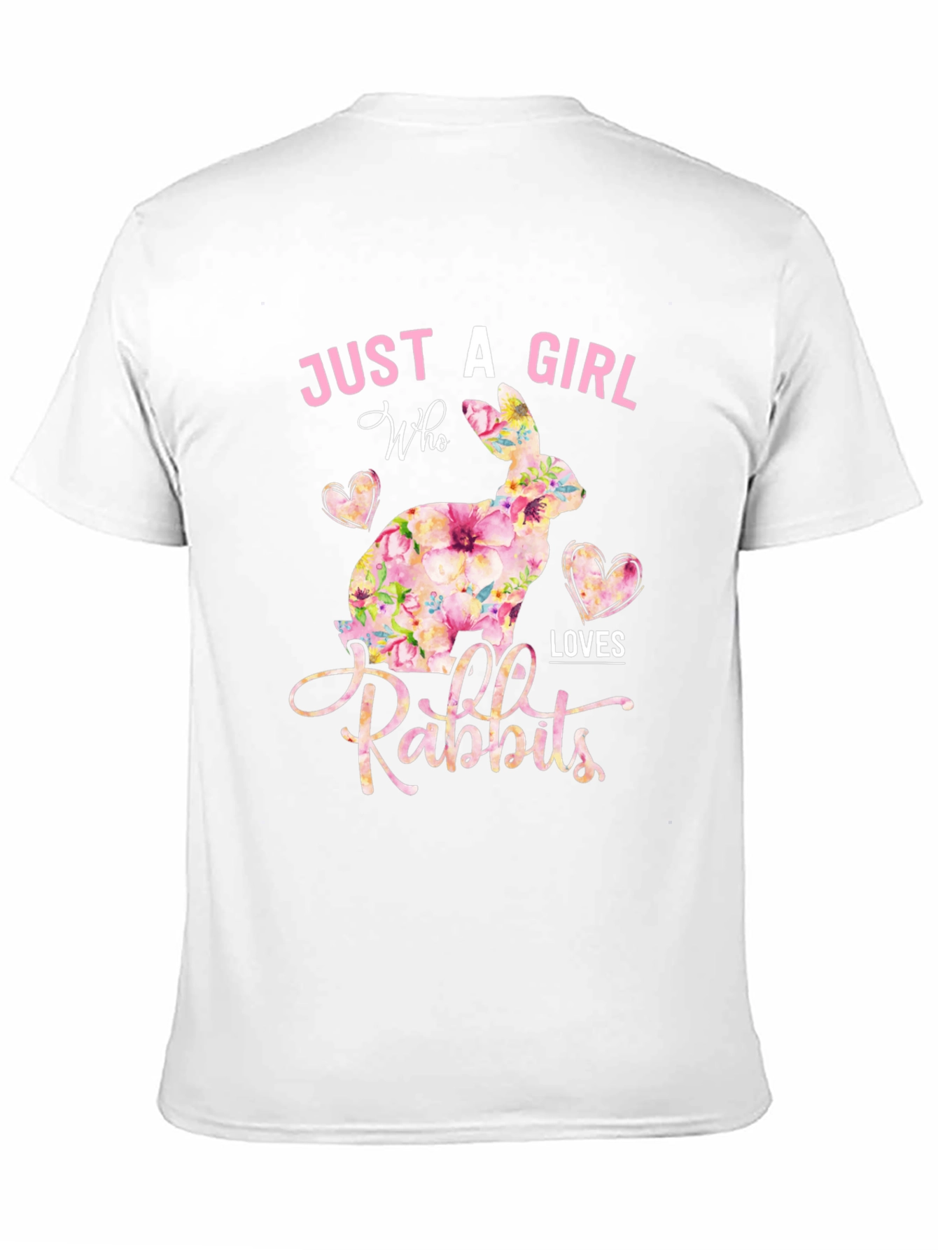 Just A Girl Who Loves Rabbits T-Shirt