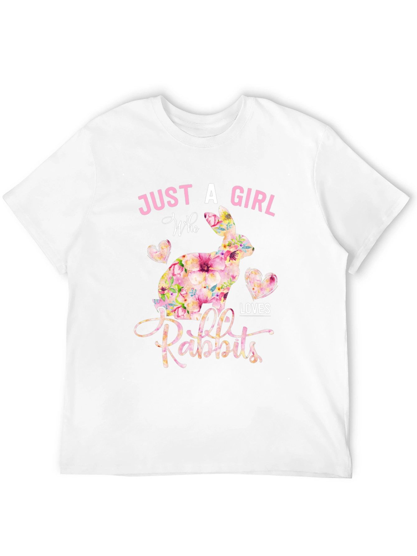 Just A Girl Who Loves Rabbits T-Shirt